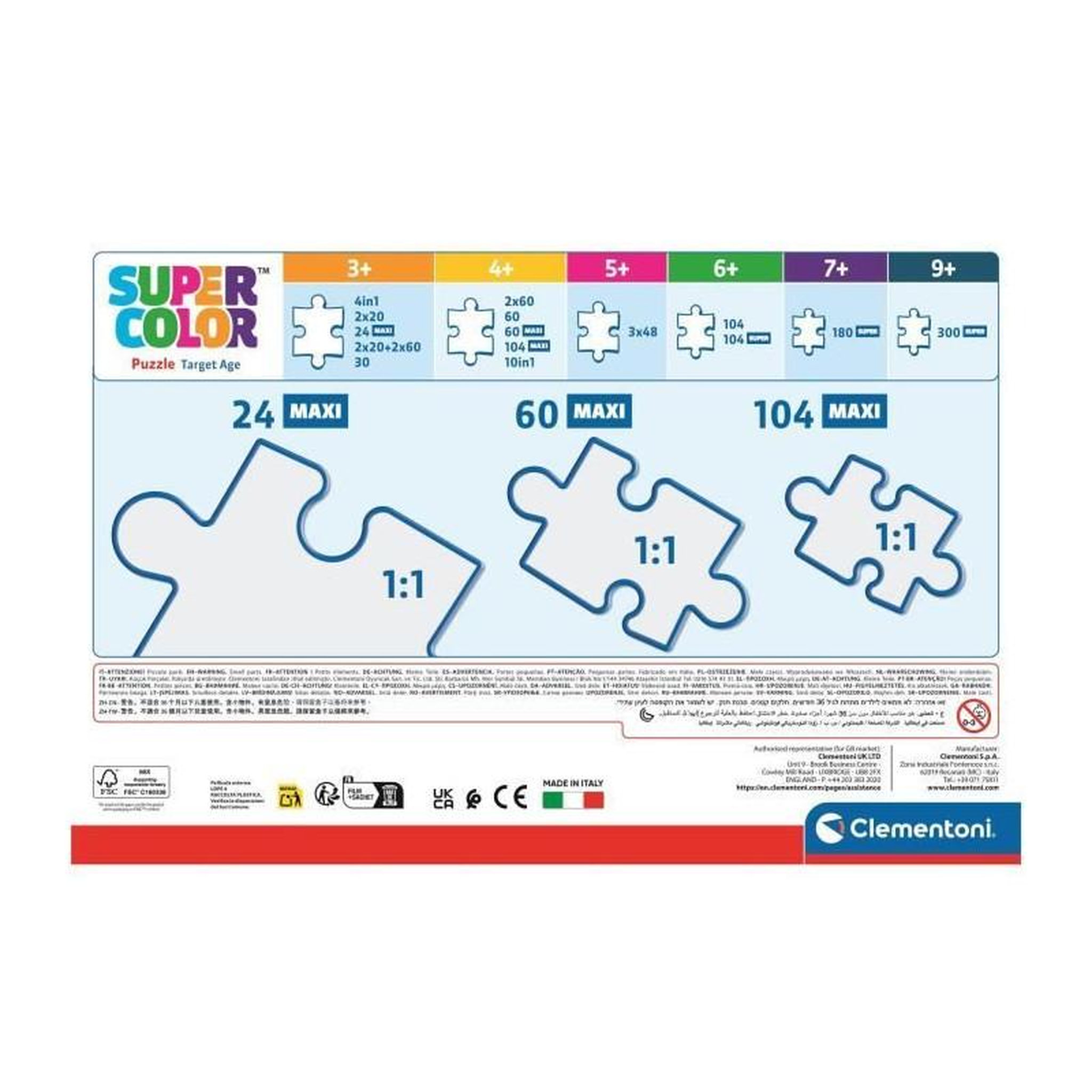Voir la diapositive 6 : CLEMENTONI Puzzle enfant 24 pièces Maxi – Dora – Grand format – Dès 3 ans – Clementoni