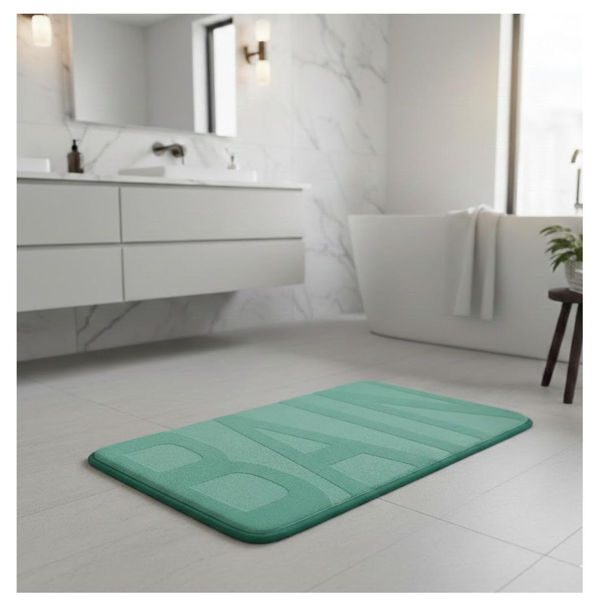 Voir la diapositive 2 : Eden Tapis de bain collection bain design et moderne