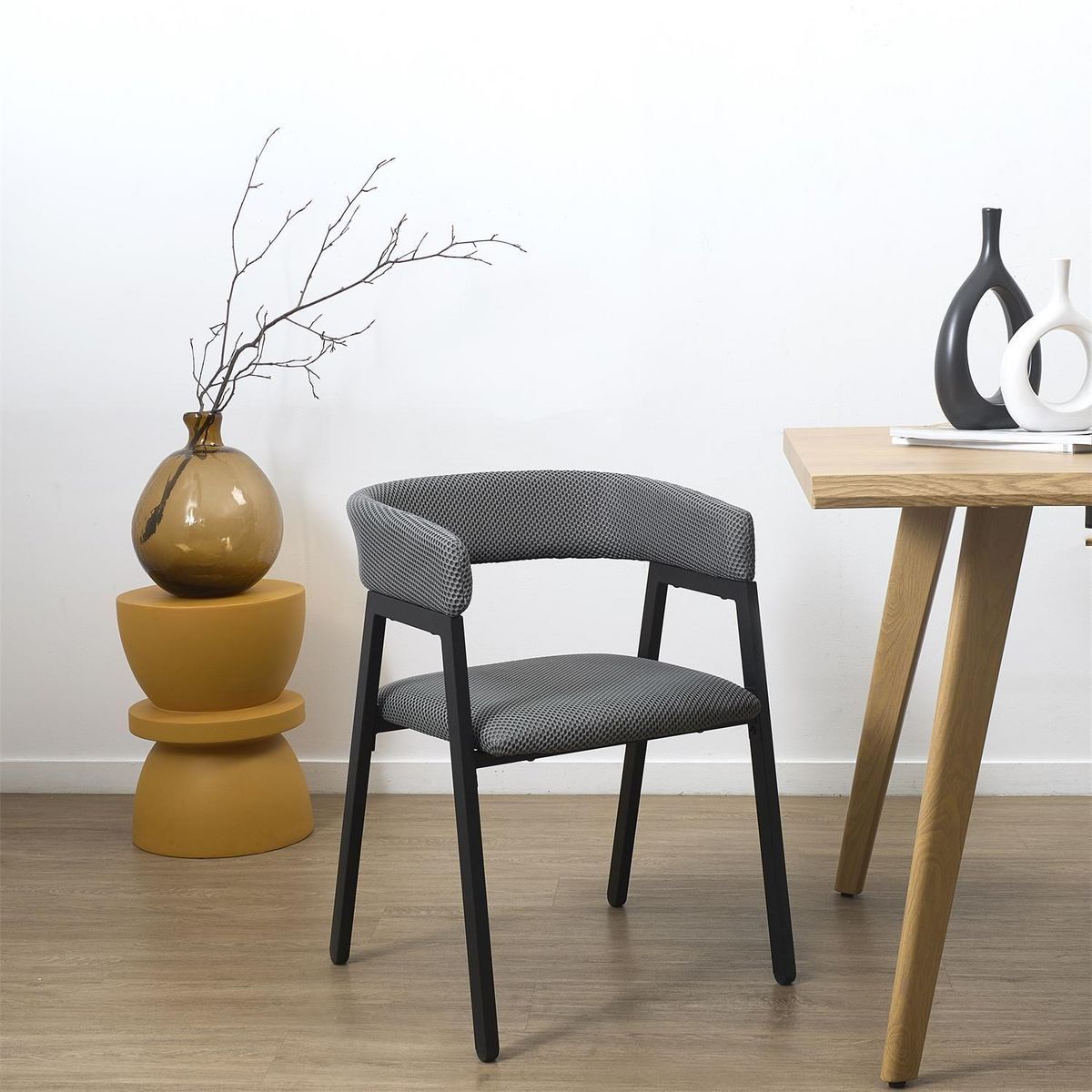 TOILINUX Lot de 2 fauteuils design ATOME