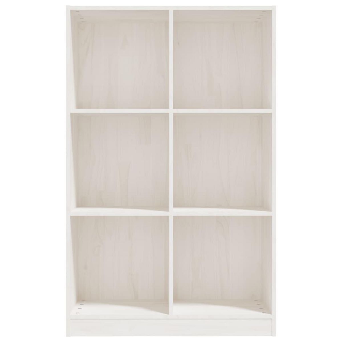 VIDAXL Bibliotheque Blanc 70x33x110 cm Bois de pin massif