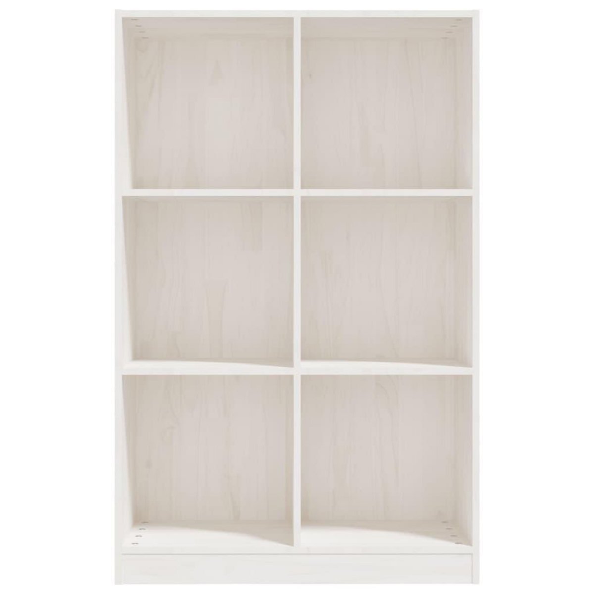 VIDAXL Bibliotheque Blanc 70x33x110 cm Bois de pin massif