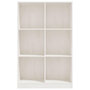 Voir la diapositive 5 : VIDAXL Bibliotheque Blanc 70x33x110 cm Bois de pin massif