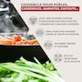 Voir la diapositive 3 : Fackelmann Couvercle de cuisson adaptable de 16 à 20 cm en verre et silicone Fackelmann