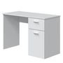 Voir la diapositive 3 : VS VENTA-STOCK Bureau Huelva 1 porte 1 tiroir blanc, 108 cm longueur