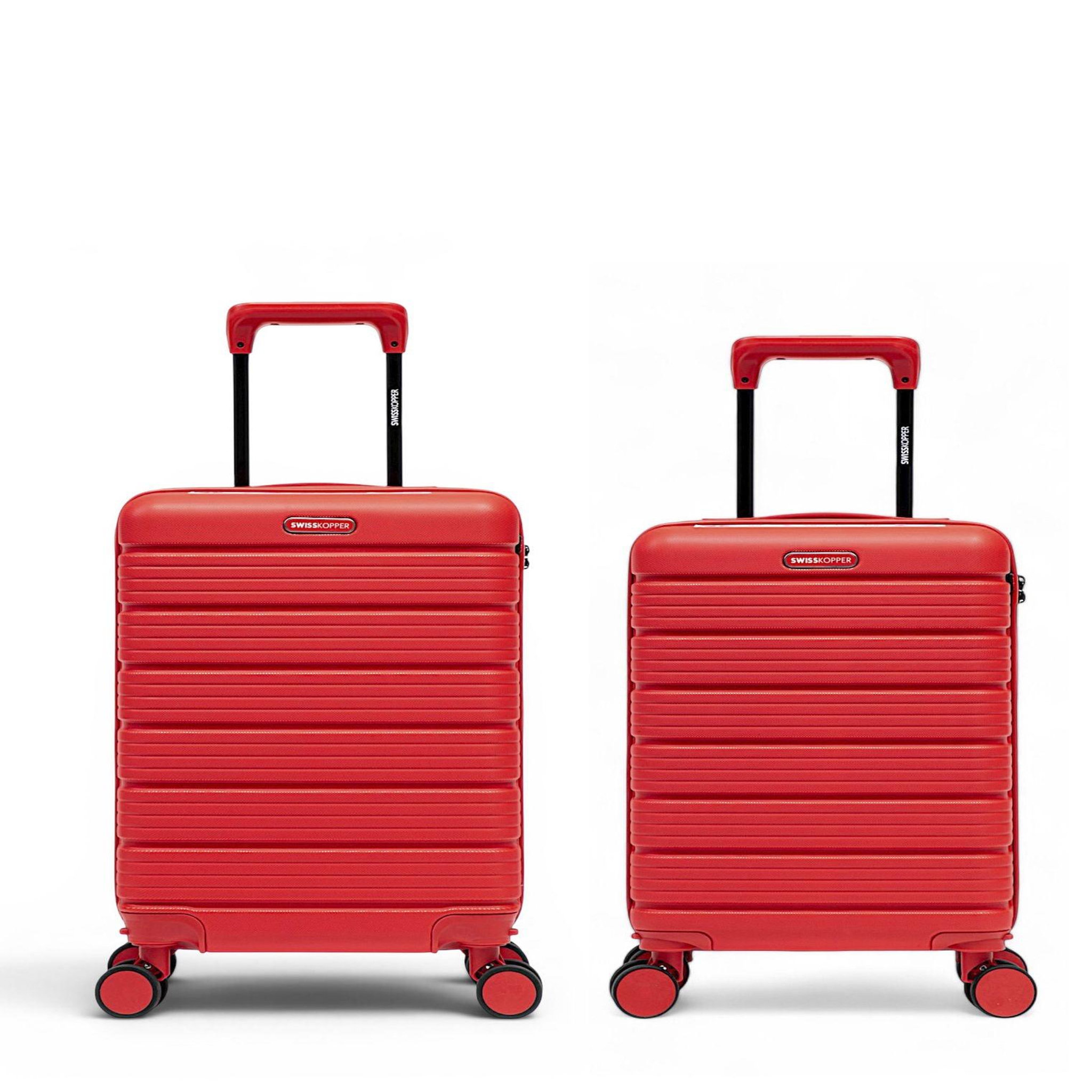SWISS KOPPER Lot de 2 Valises Rigides Cabine et Cabine XS LUGANO