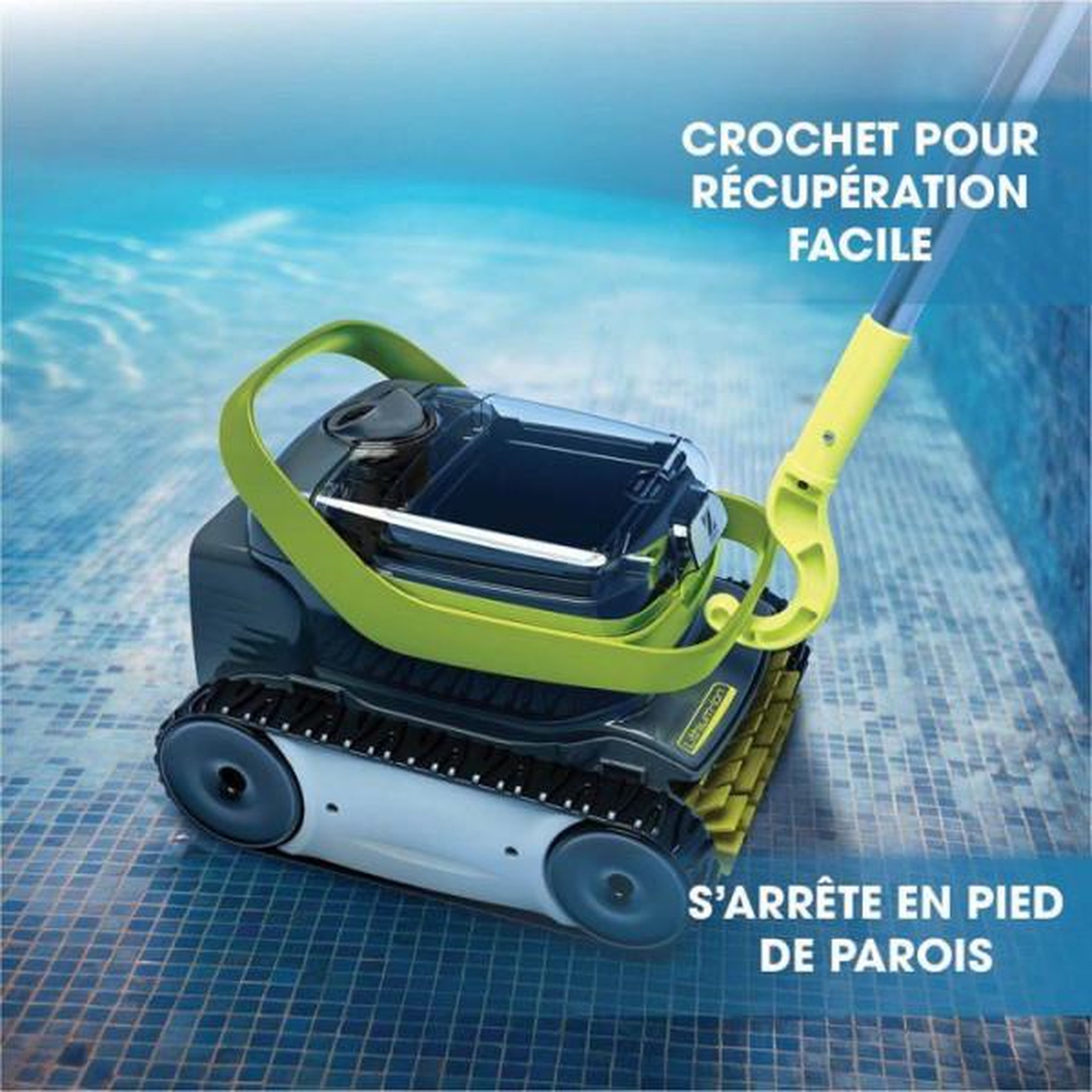 Voir la diapositive 3 : Zodiac Robot de piscine a batterie - ZODIAC - PIXEL OP 3220 - Fond et parois - Cycle de 2 h - Filtre 150-µ