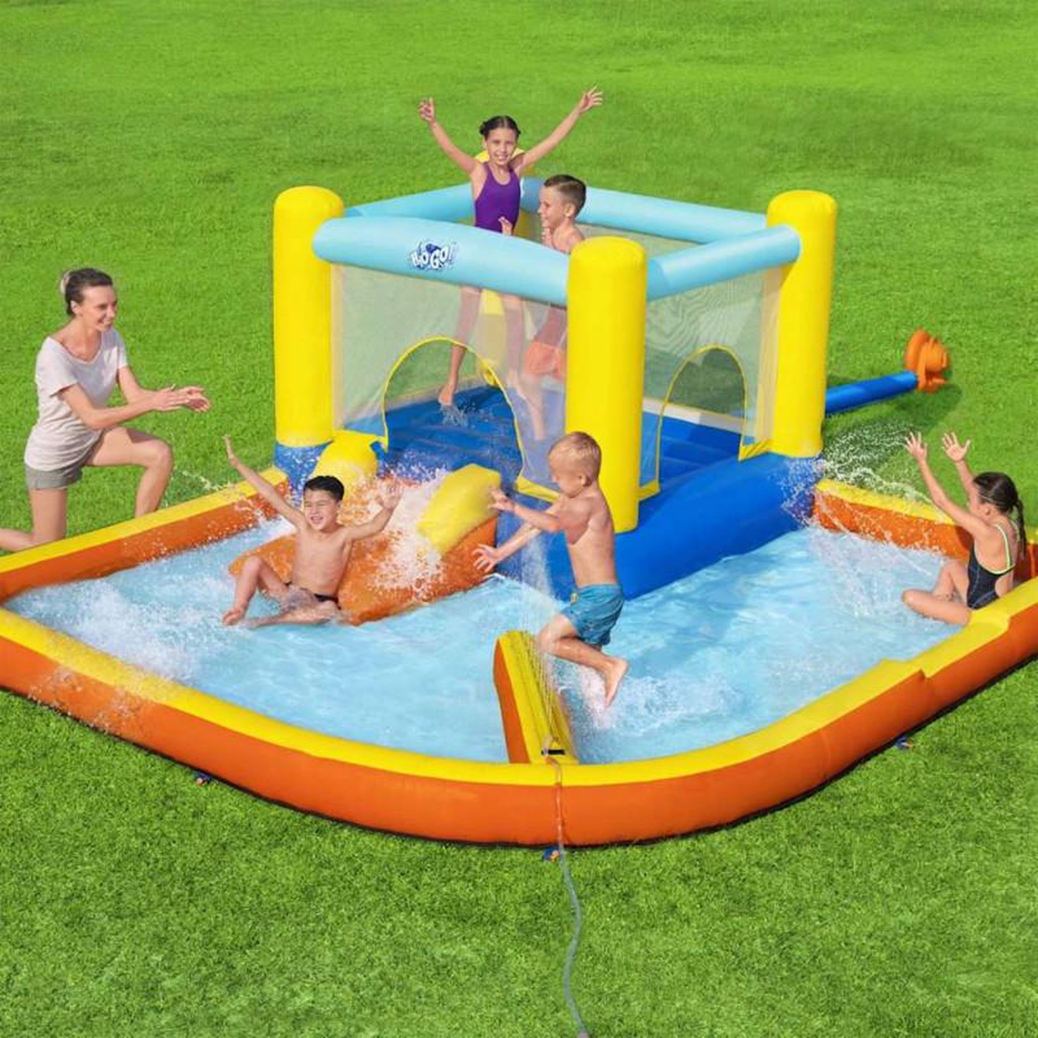 BESTWAY Bestway Parc aquatique gonflable pour enfants H2OGO Beach Bounce