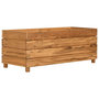 Voir la diapositive 2 : VIDAXL Lit sureleve 100x40x38 cm bois de teck recycle et acier