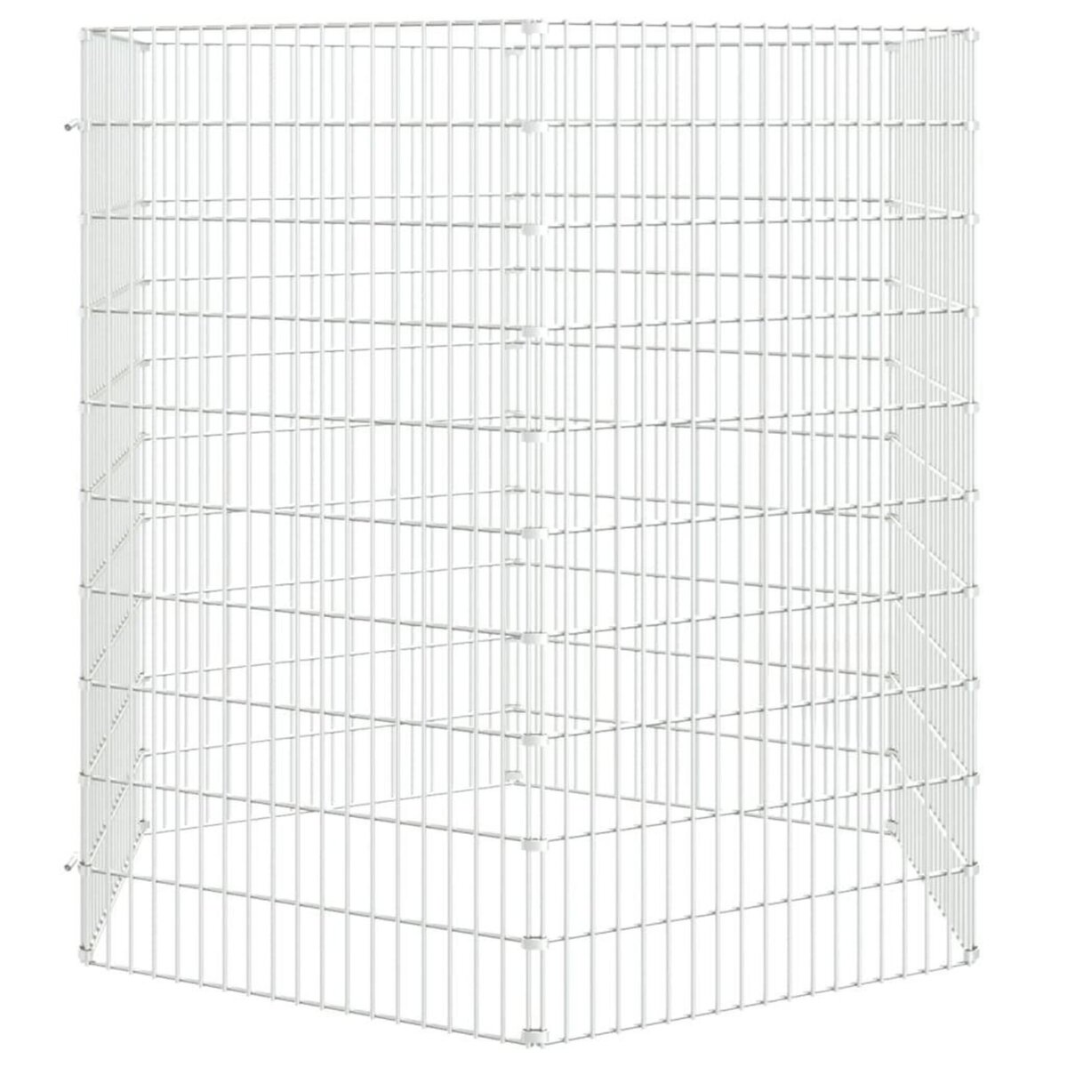 VIDAXL Enclos d'animaux en liberte 6 panneaux 54x100 cm fer galvanise