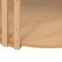 Voir la diapositive 3 : FIVE Table Basse Design  Slat  60cm Beige