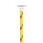 Voir la diapositive 6 : VIDAXL Corde de bateau Jaune 2 mm 25 m Polypropylene