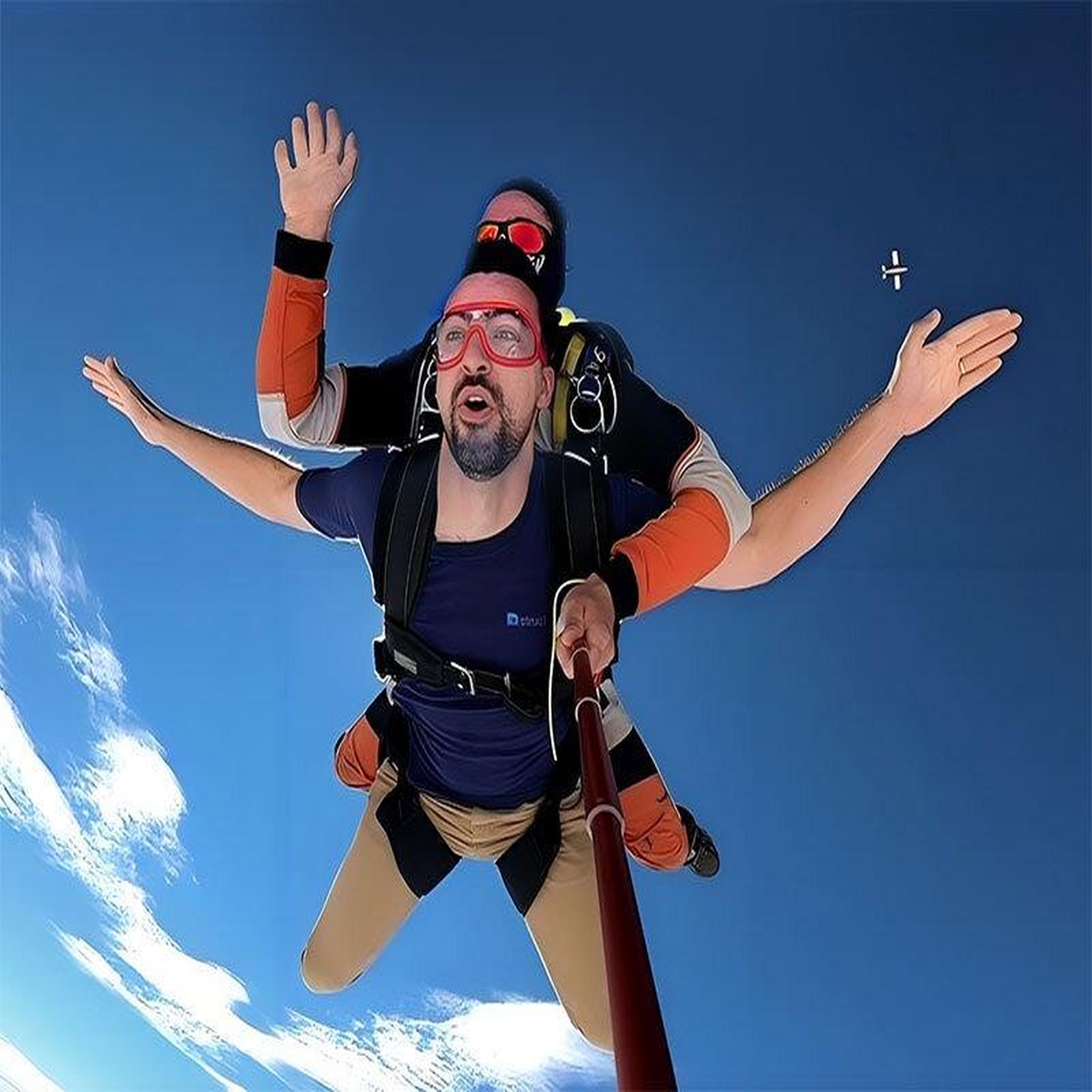 Voir la diapositive 3 : Smartbox Saut en parachute en tandem à 4 000 m à montélimar - coffret cadeau sport & aventure
