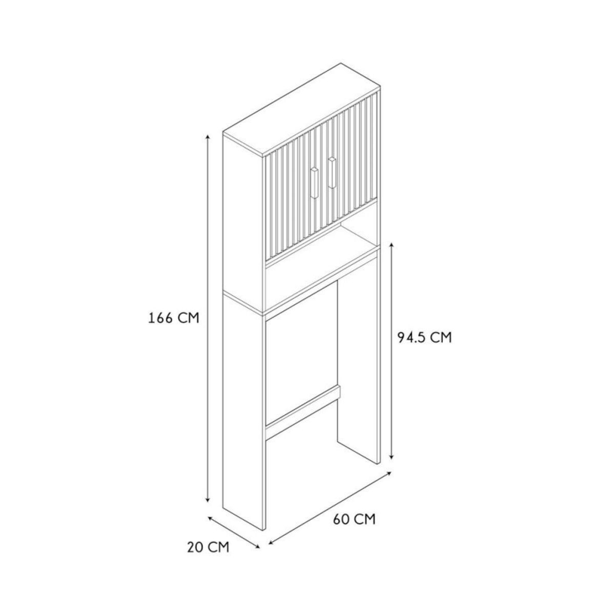 The Home Deco Factory Meuble de WC KLAUS