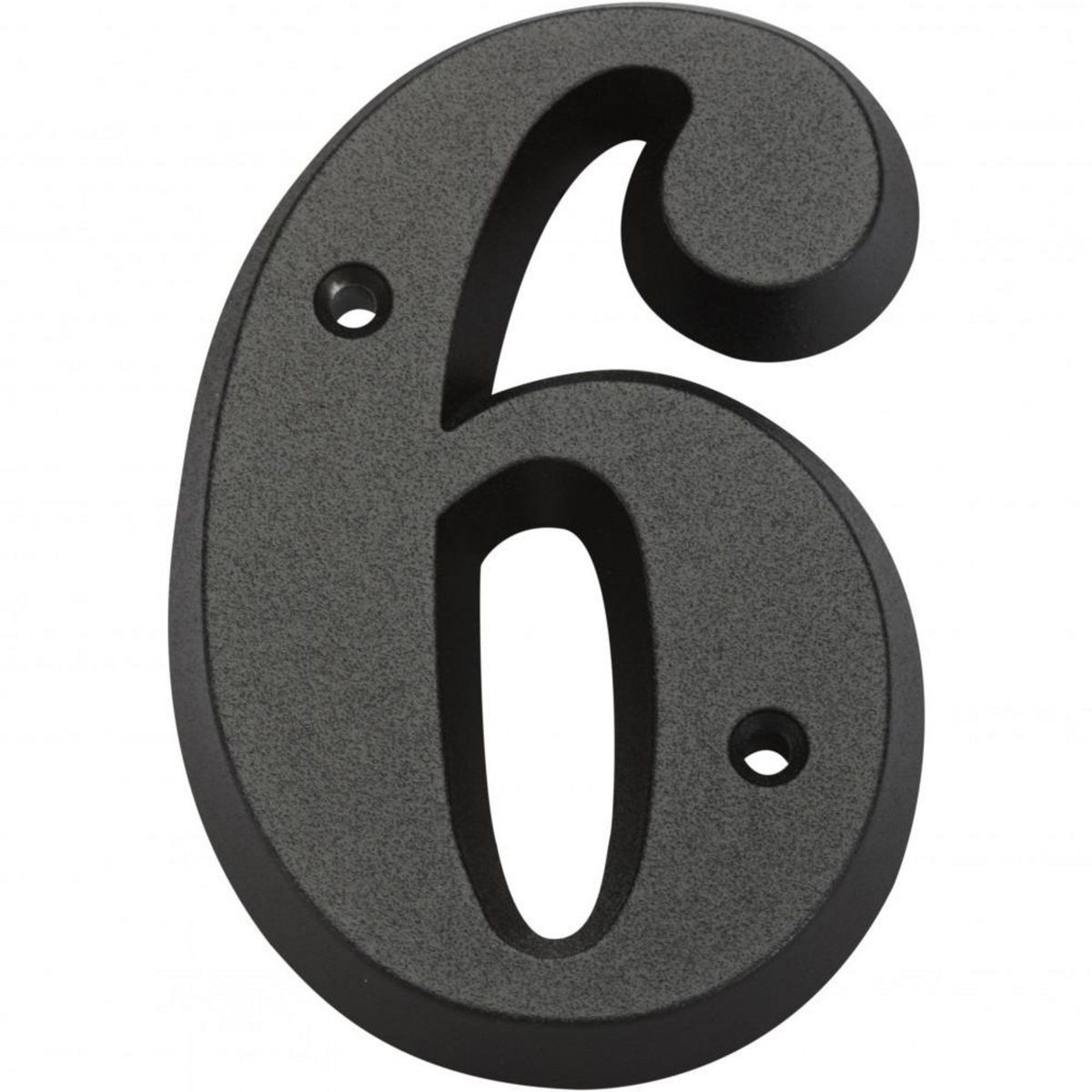 CENTRALE BRICO Chiffre 6 en zamak mat H.8 x l.4.5 cm