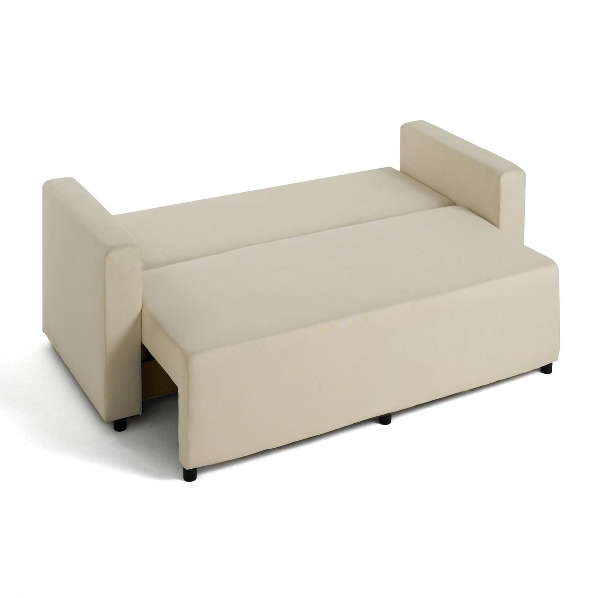 BEST MOBILIER Regala - canapé 3 places - convertible avec coffre - en tissu