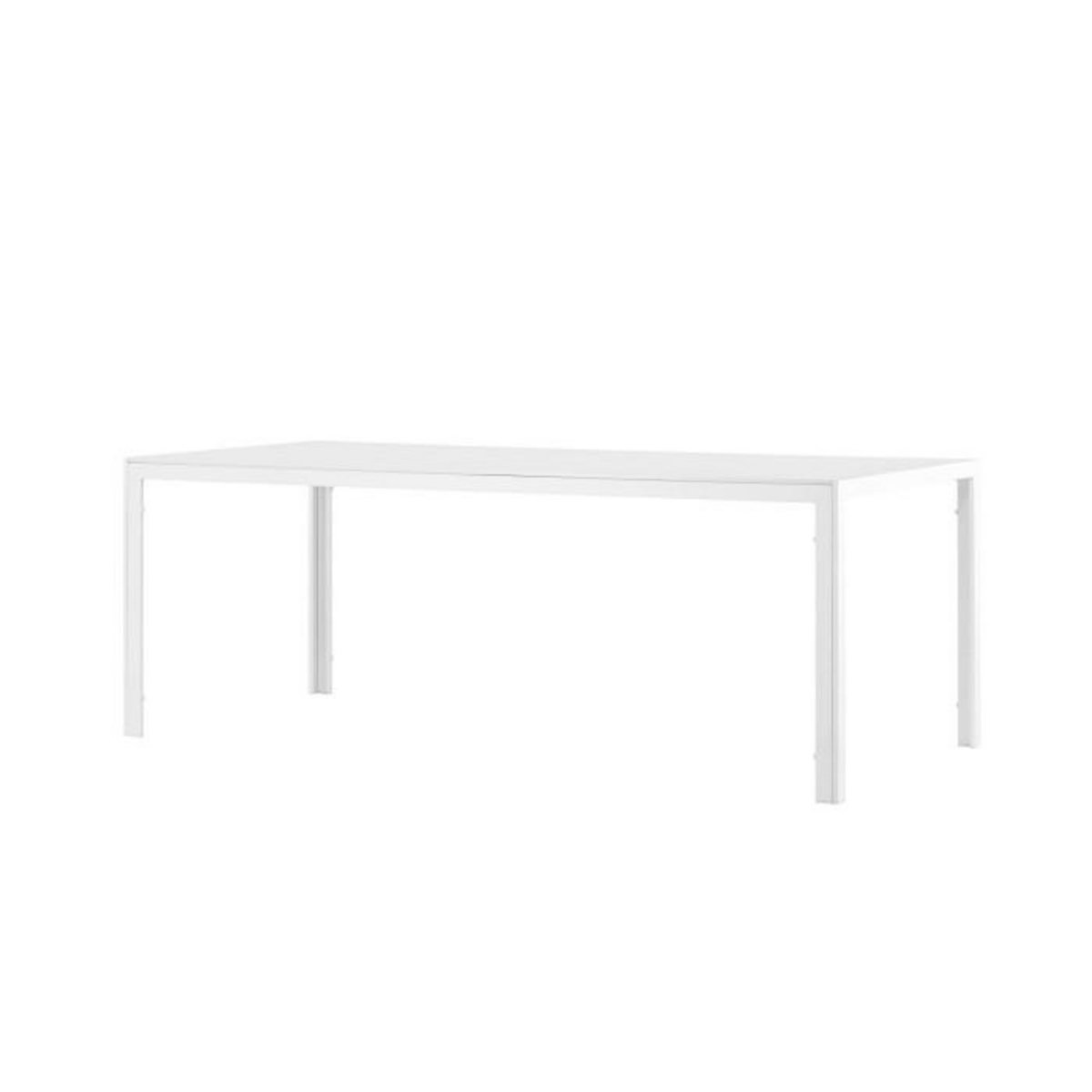 Paris Prix Table de Jardin  Break  205cm Blanc
