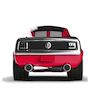 Voir la diapositive 2 : Baghera Véhicule Jouet - Ford Mustang Rouge