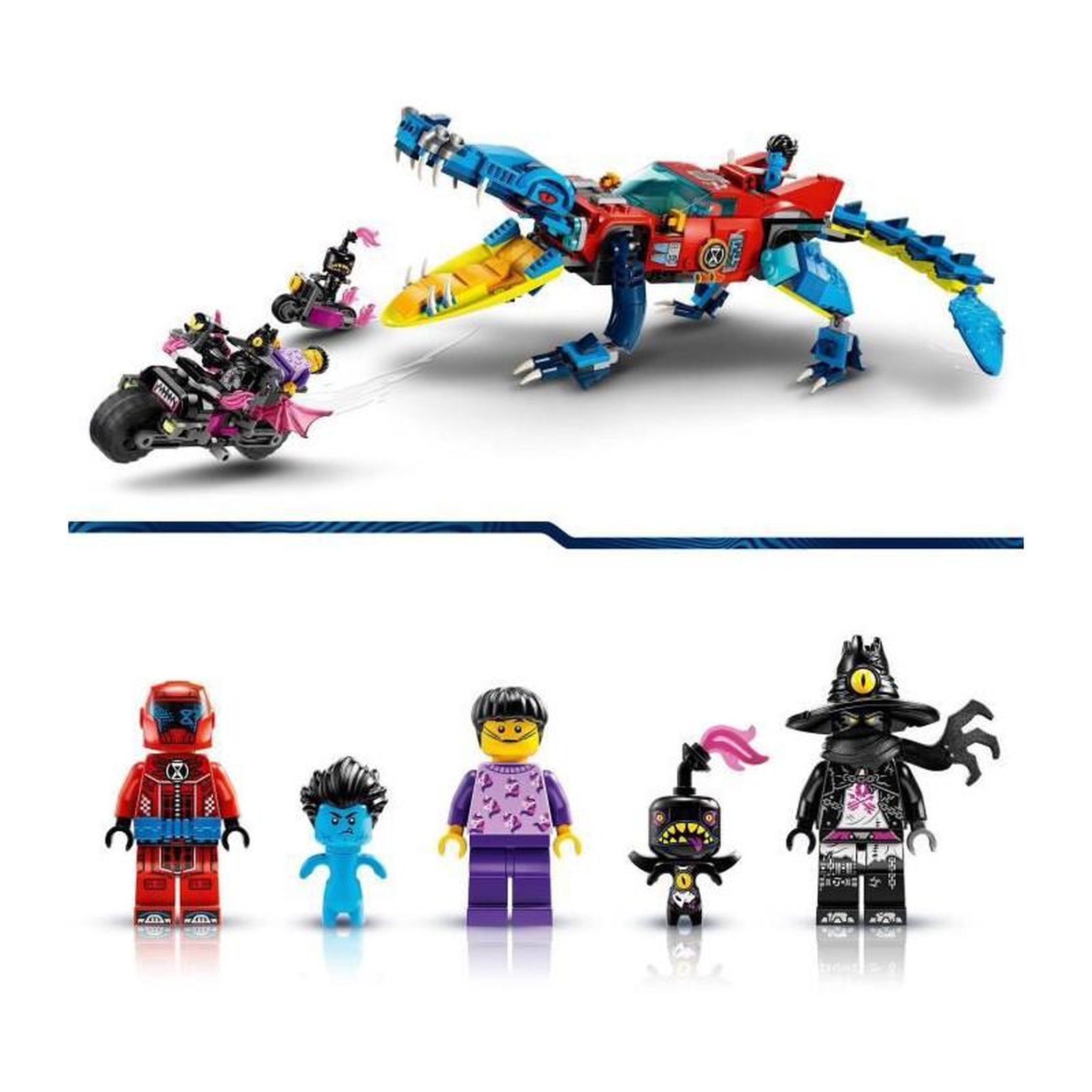 Voir la diapositive 4 : LEGO LEGO DREAMZzz 71458 La Voiture Crocodile, Jouet de Voiture 2-en-1, un Monster Truck