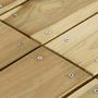Voir la diapositive 5 : VIDAXL Table de jardin 110x74x75 cm Bois de pin impregne