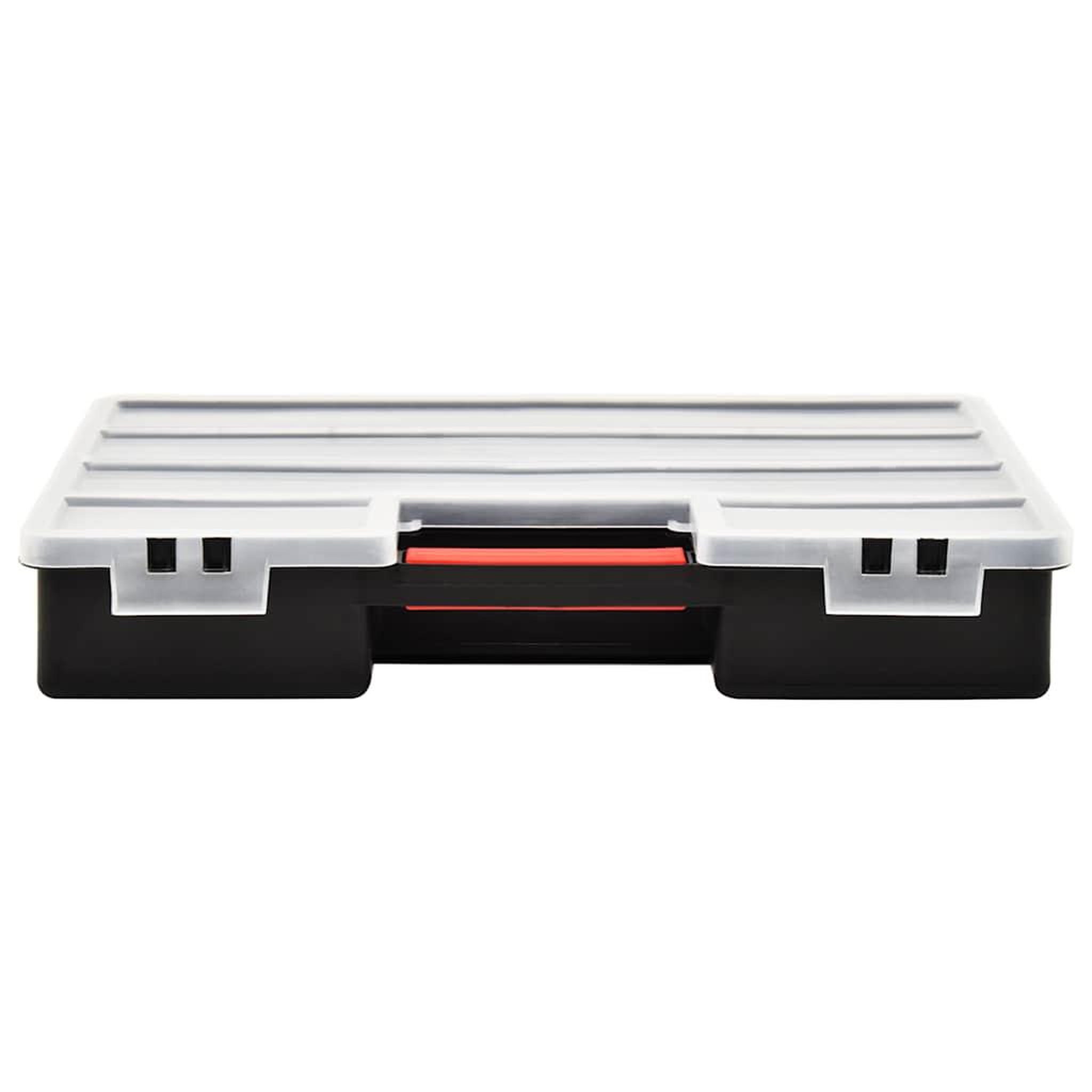 Voir la diapositive 4 : VIDAXL Boîtes d'assortiment 2 pcs 460x325x80 mm plastique