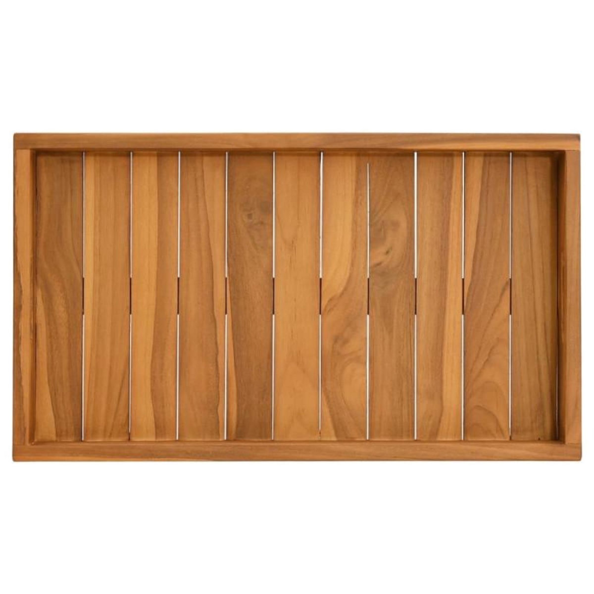 VIDAXL Plateau de service 60x35 cm Bois de teck massif