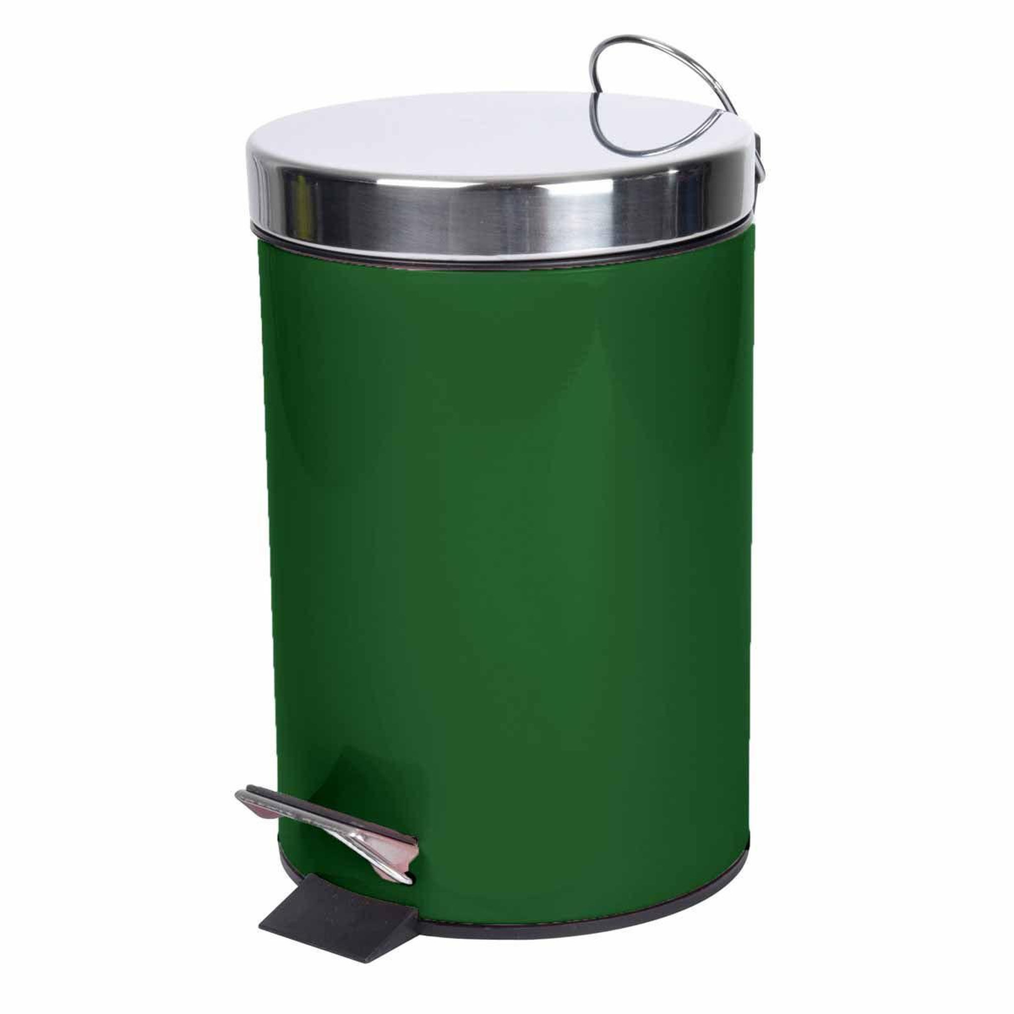 Douceur d'Intérieur Poubelle à pédale  vitamine ii  3l kaki