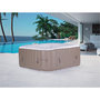 Voir la diapositive 2 : Habitat et Jardin SPA GONFLABLE MONAC EN PVC - 6 PLACES - TAUPE/CREME