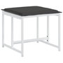 Voir la diapositive 5 : VIDAXL Ensemble a manger de jardin avec coussins 11pcs blanc textilene