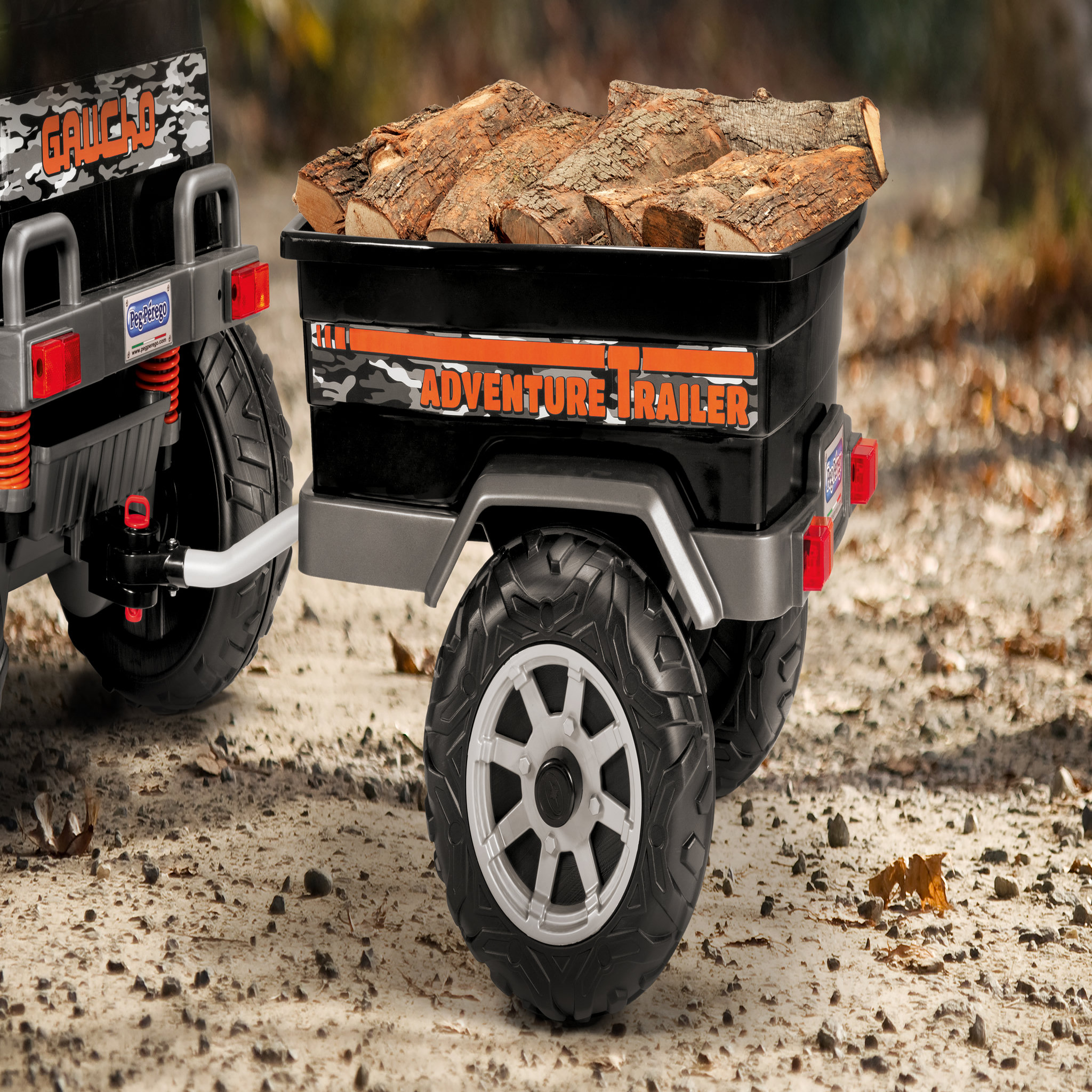 Voir la diapositive 4 : PEG PEREGO Remorque pour Gaucho Rock'in et Superpower