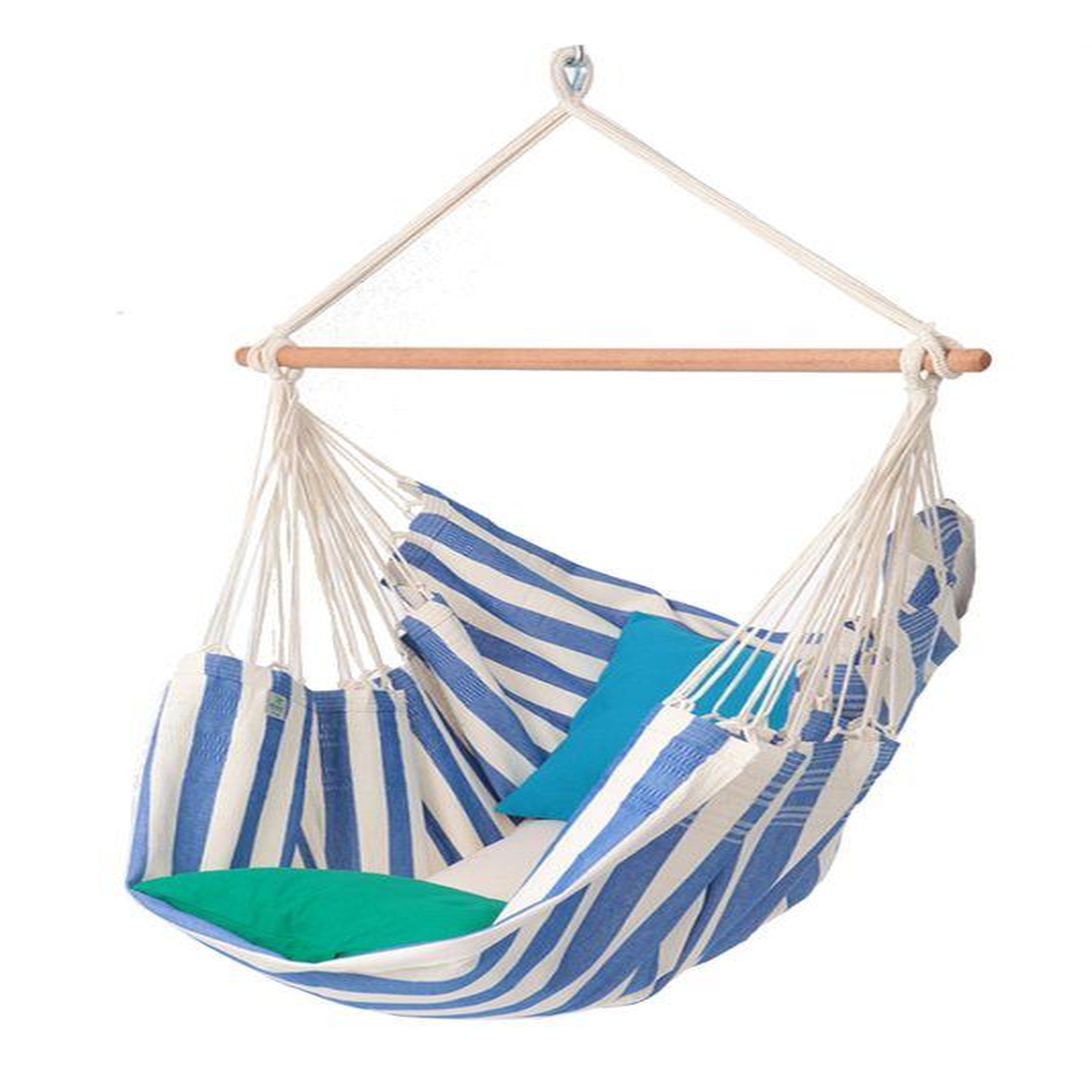 Proloisirs Toile de hamac chaise suspendue avec bois d'écartement - azul