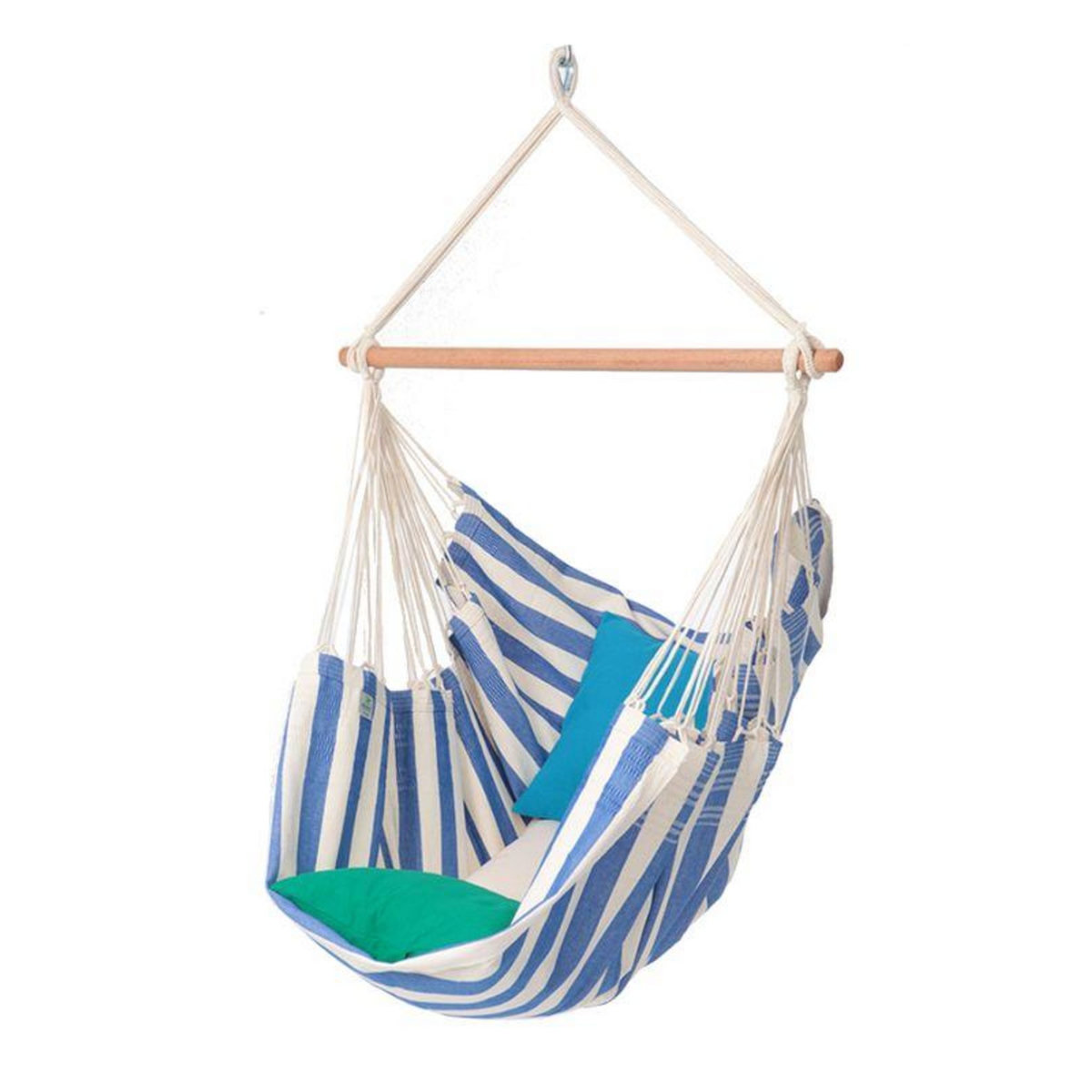 Proloisirs Toile de hamac chaise suspendue avec bois d'écartement - azul