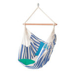 Proloisirs Toile de hamac chaise suspendue avec bois d'écartement - azul