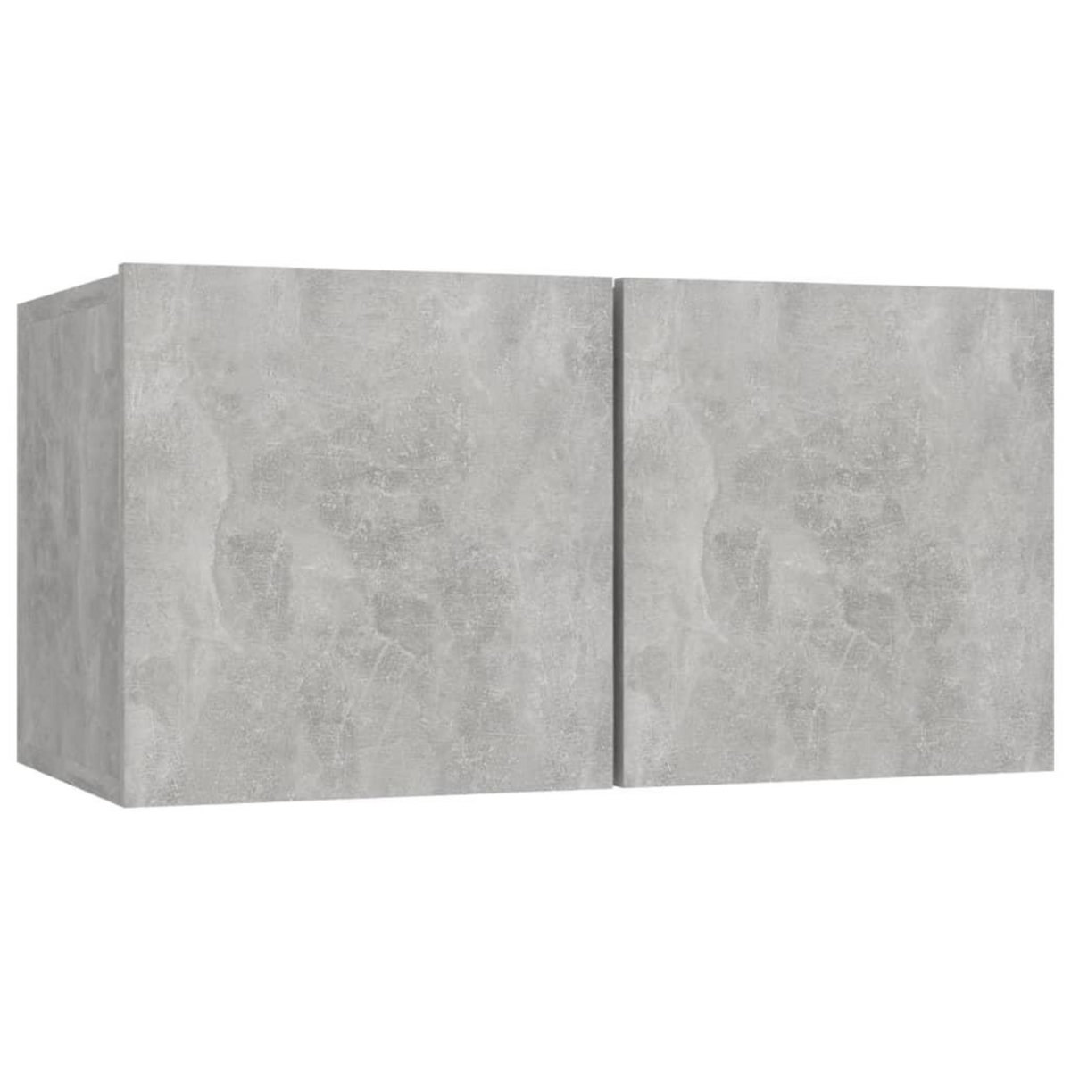 VIDAXL Meubles TV 4 pcs Gris beton 60x30x30 cm Bois d'ingenierie