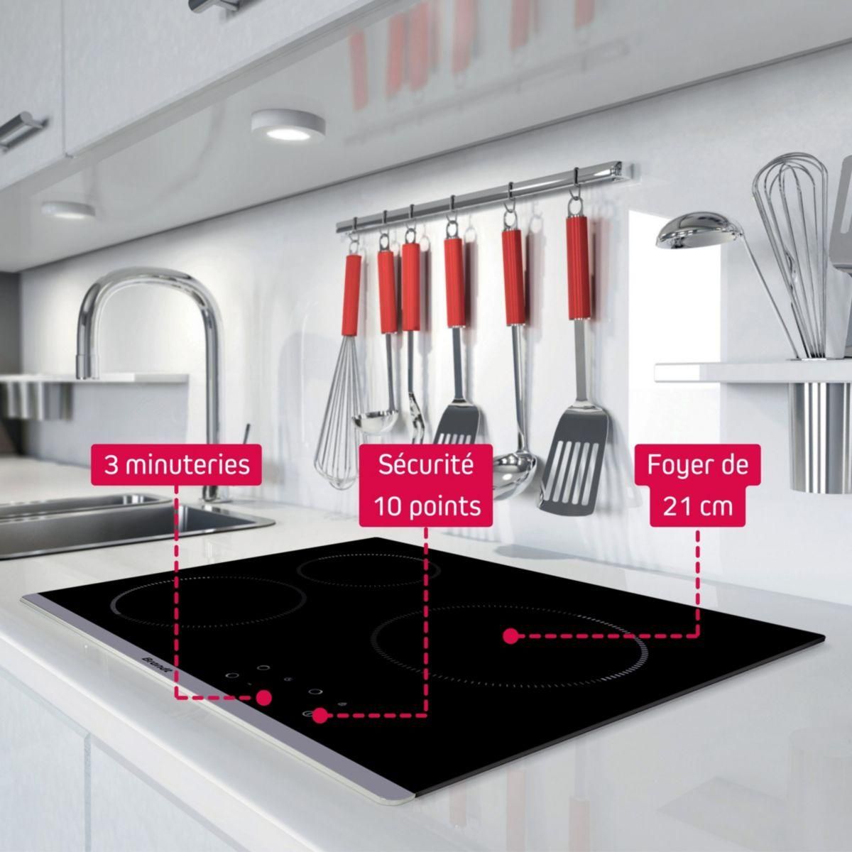 BRANDT Plaque vitrocéramique BPV2320B