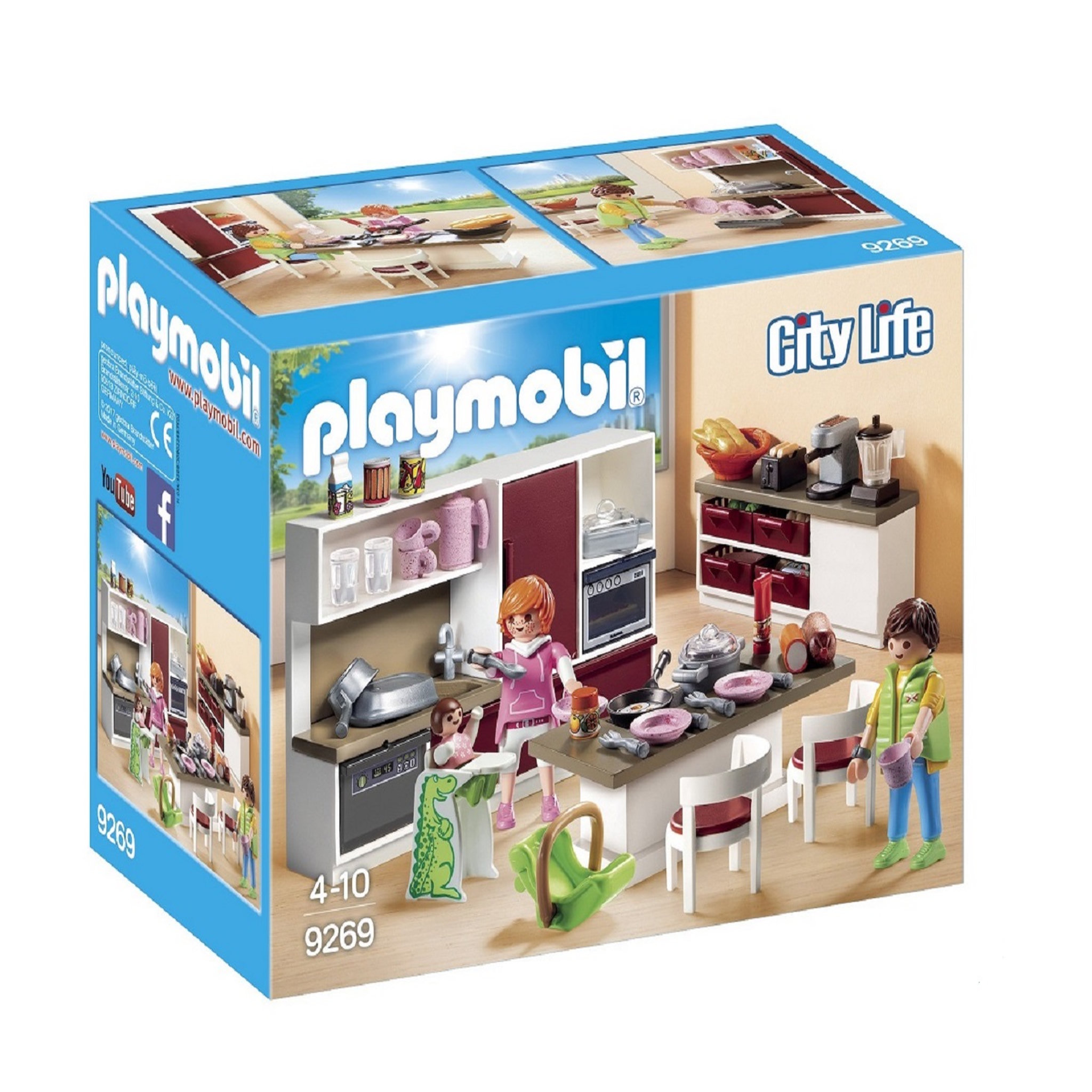 Voir la diapositive 1 : PLAYMOBIL 9269 - City Life - Cuisine aménagée 