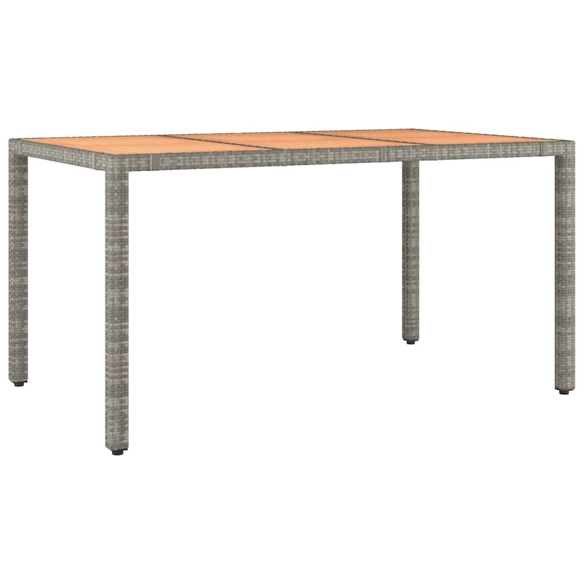 Voir la diapositive 3 : VIDAXL Ensemble de bistro de jardin 7 pcs coussins gris poly rotin