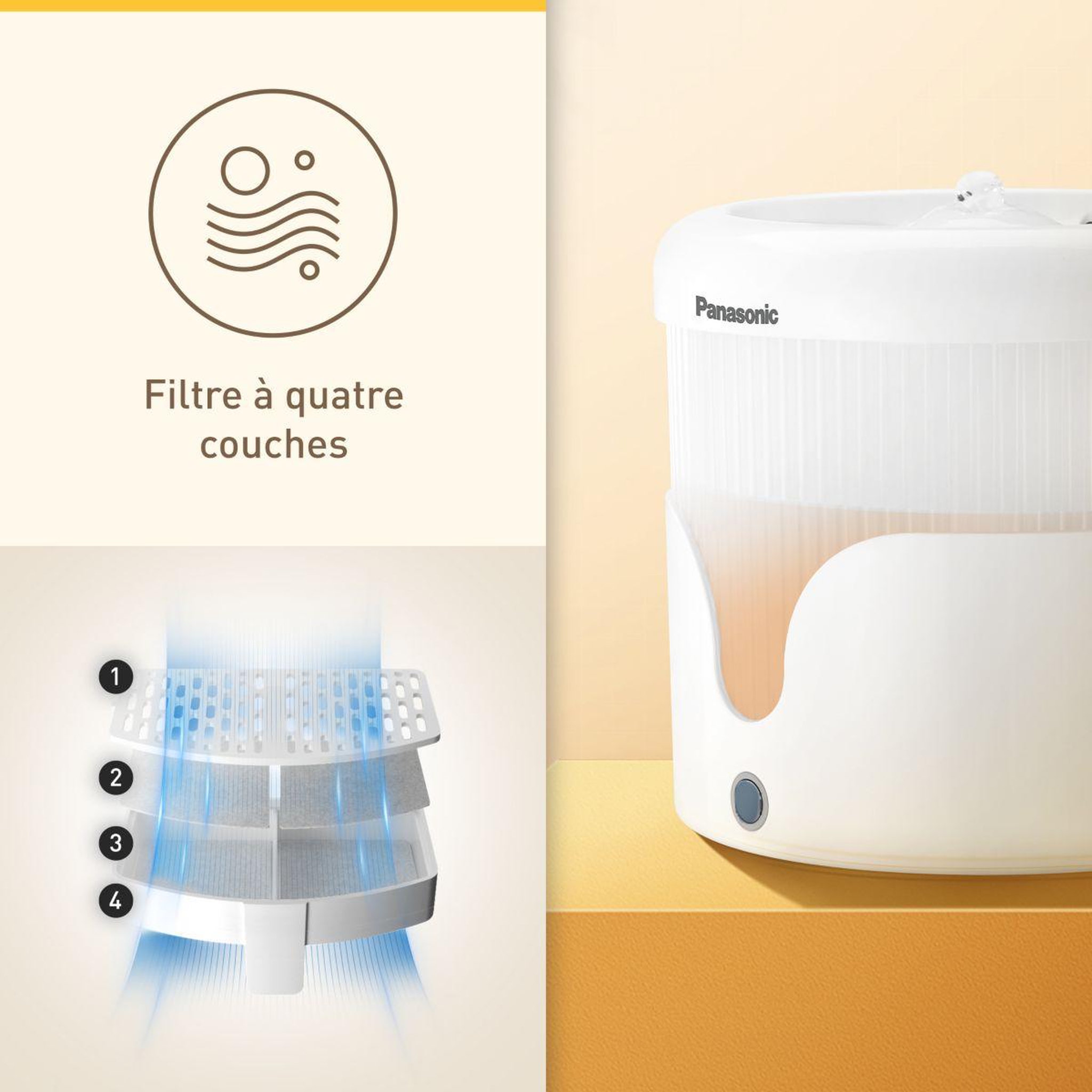 Voir la diapositive 3 : PANASONIC Fontaine à eau CP-JNW01CW