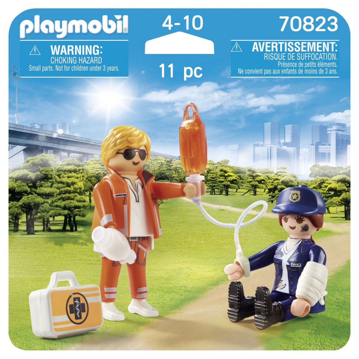 PLAYMOBIL 70823 - Duo Secouriste et policière