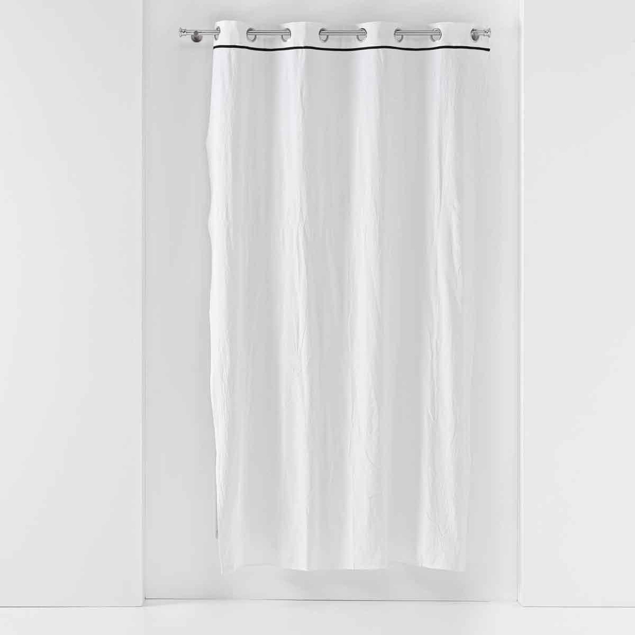 Voir la diapositive 1 : Douceur d'Intérieur Rideau à œillets  linette  135x240cm blanc
