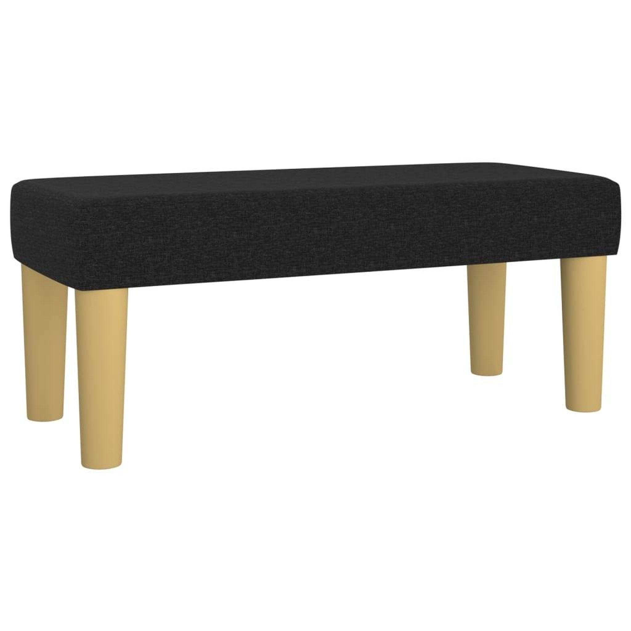 Voir la diapositive 2 : VIDAXL Banc Noir 70x30x30 cm Tissu
