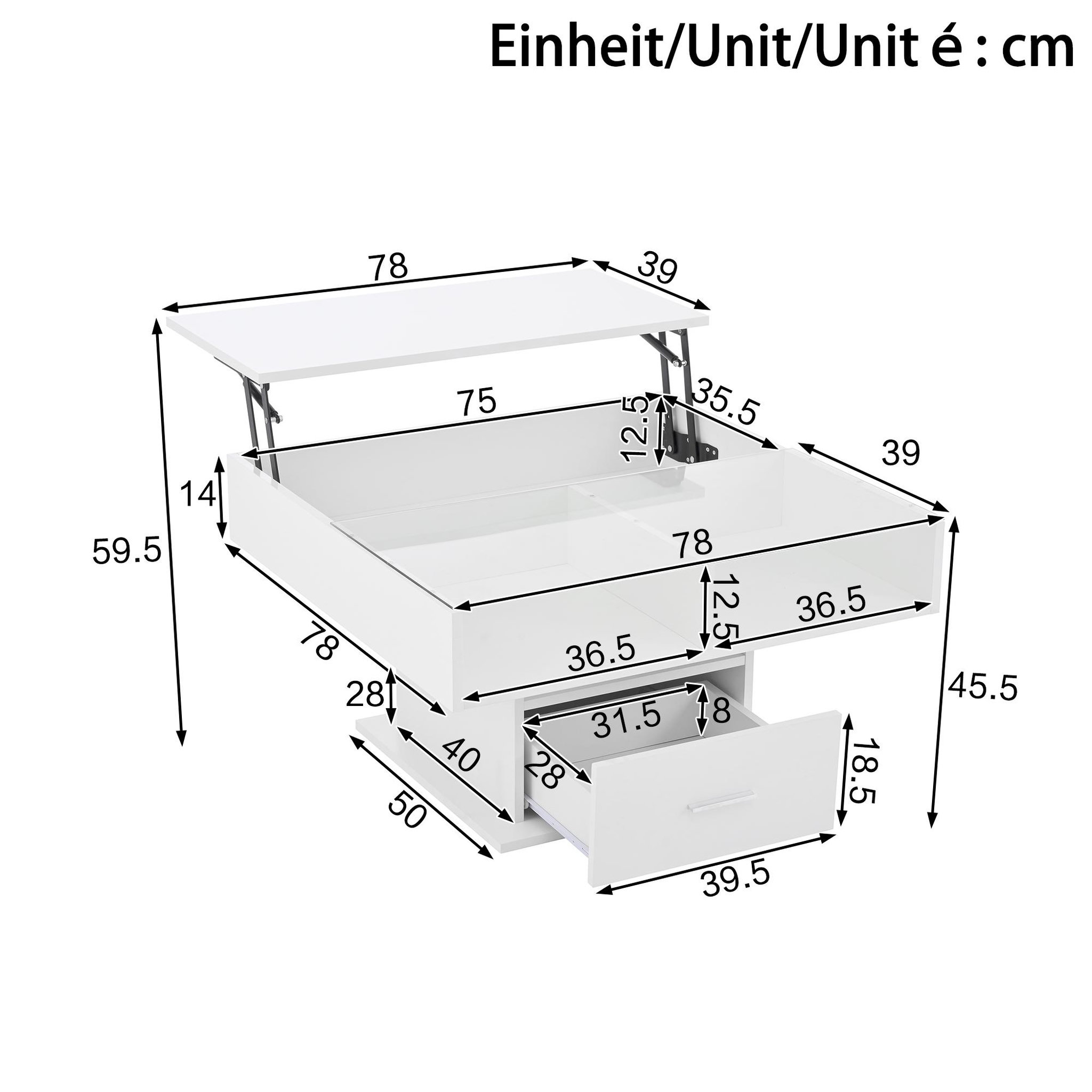 Voir la diapositive 3 : MERAX Table basse
