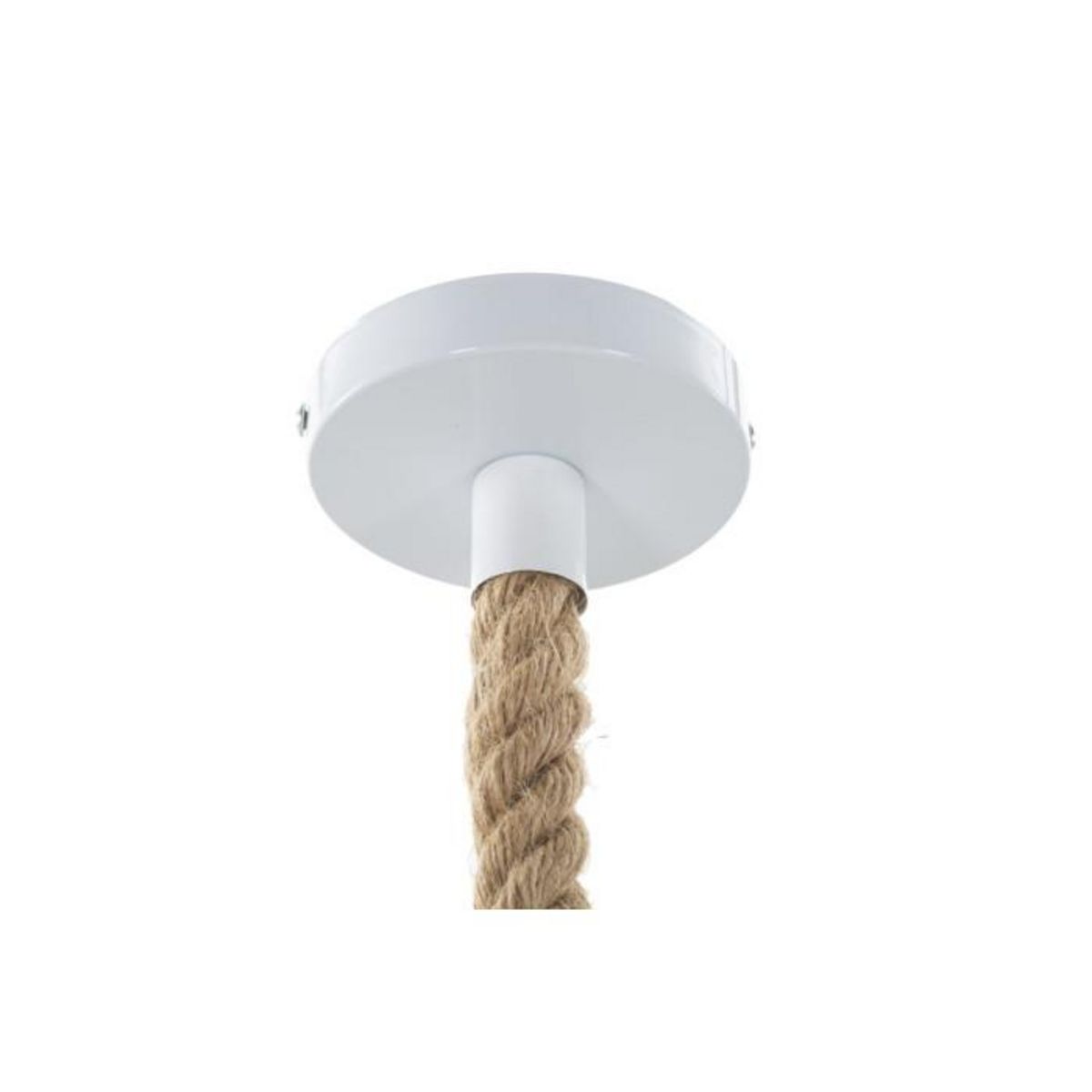 Paris Prix Lampe Suspension en Résine  Singe  60cm Blanc
