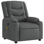 Voir la diapositive 3 : VIDAXL Fauteuil de massage inclinable Gris fonce Tissu