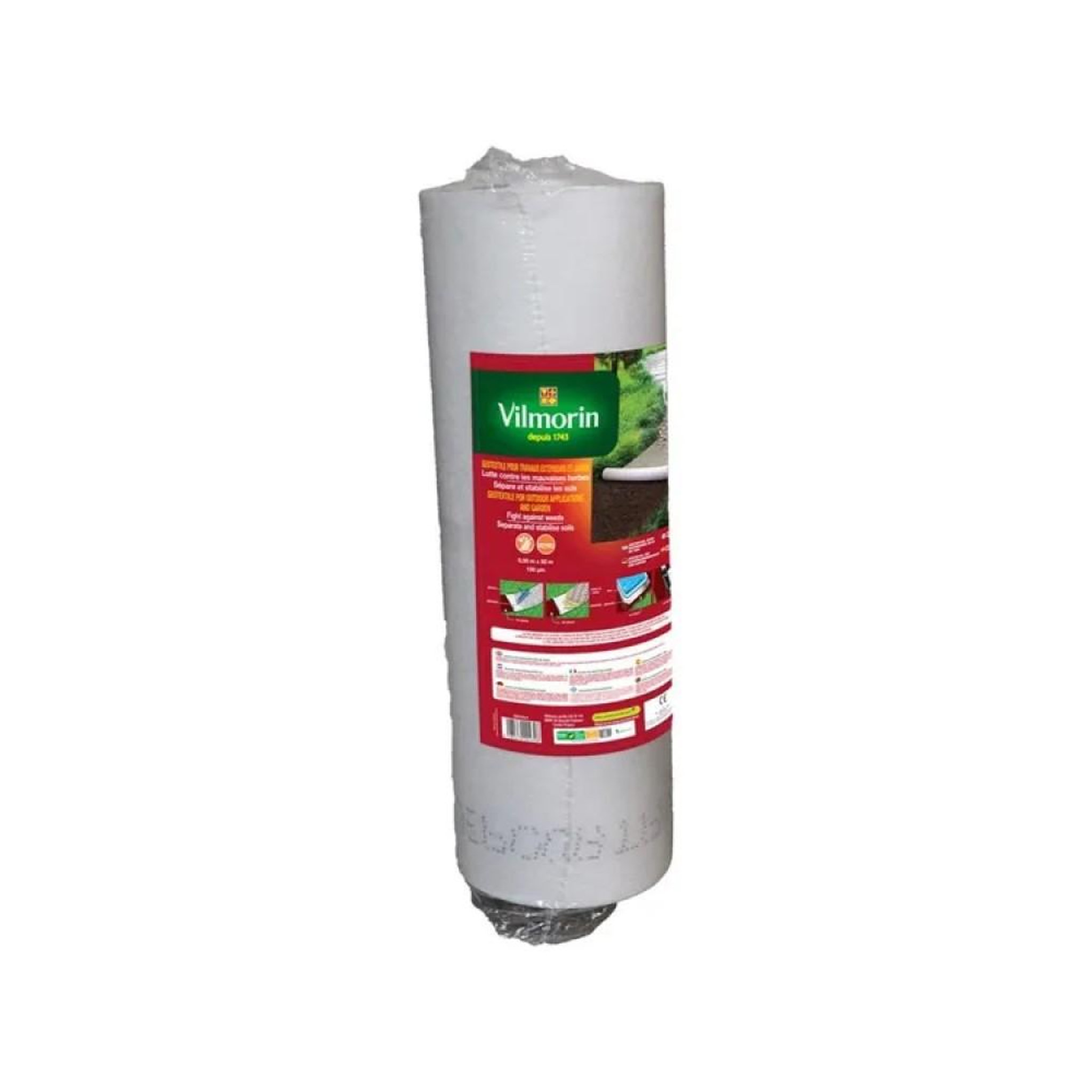 CENTRALE BRICO Toile feutre géotextile plastique, 100 g/m², L0.5 x l.50 m