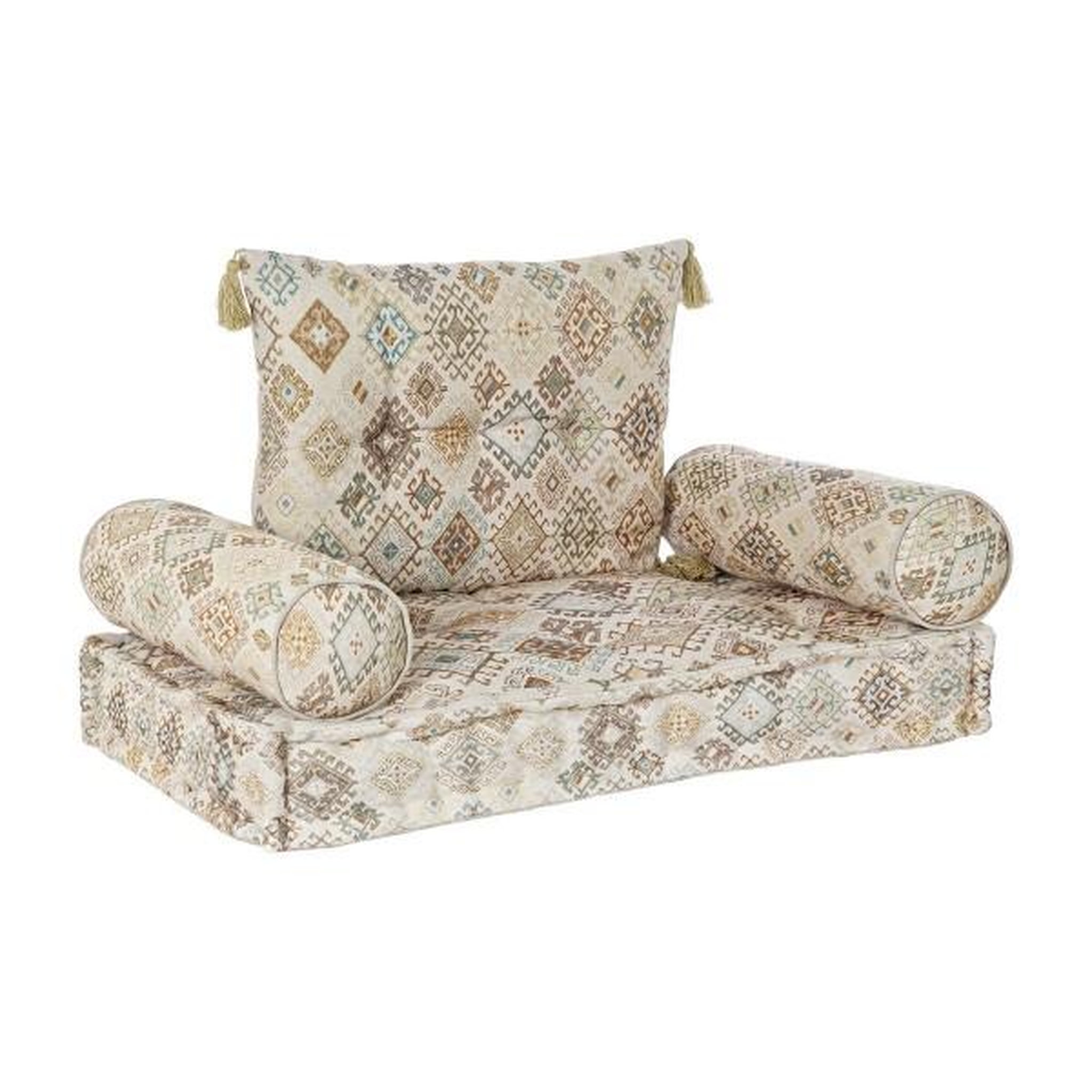 Voir la diapositive 1 : MARKET24 Chaise de jardin DKD Home Decor Beige 90 x 50 x 55 cm