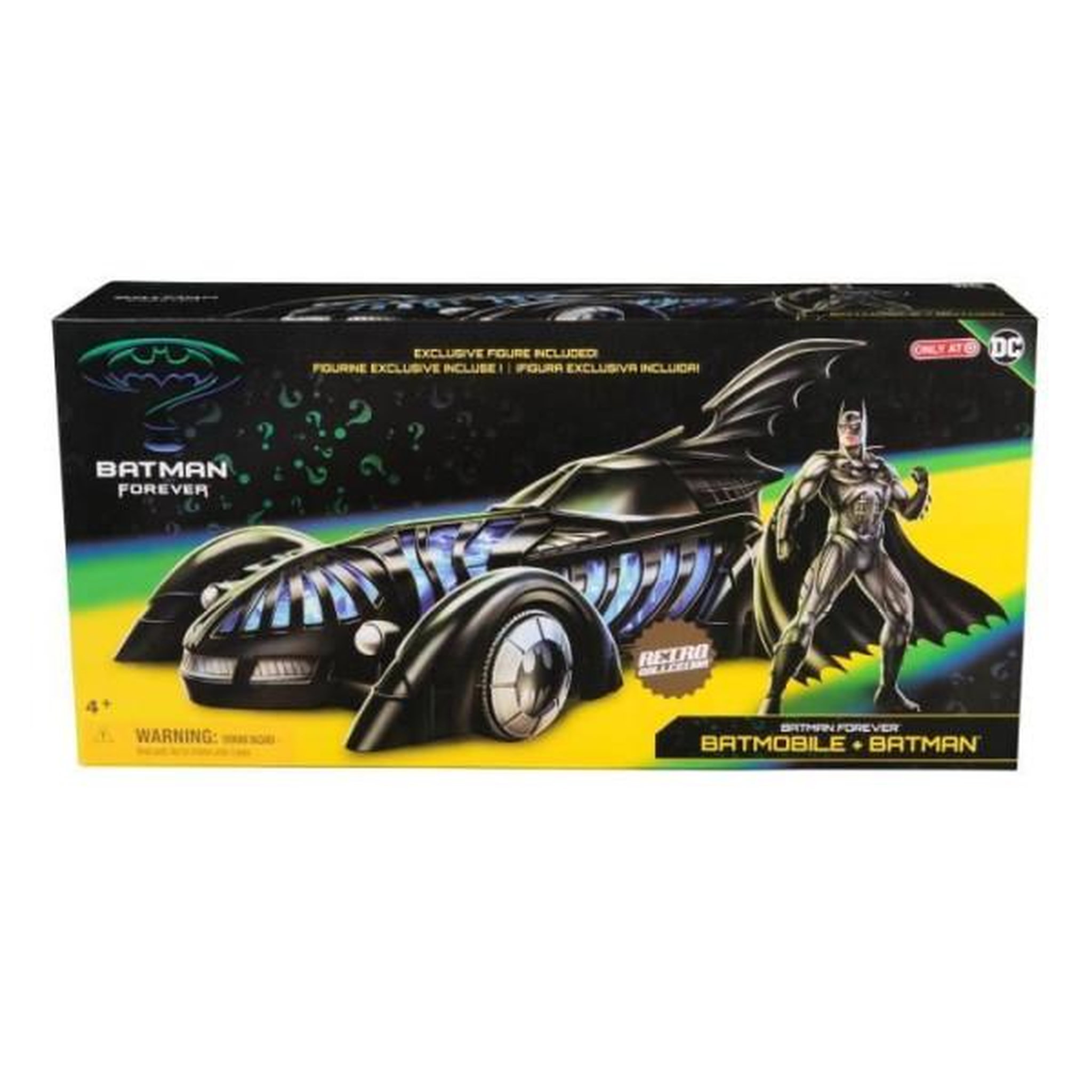 Voir la diapositive 6 : Spin Master Spin master pack batmobile + figurine batman forever dc retro collection