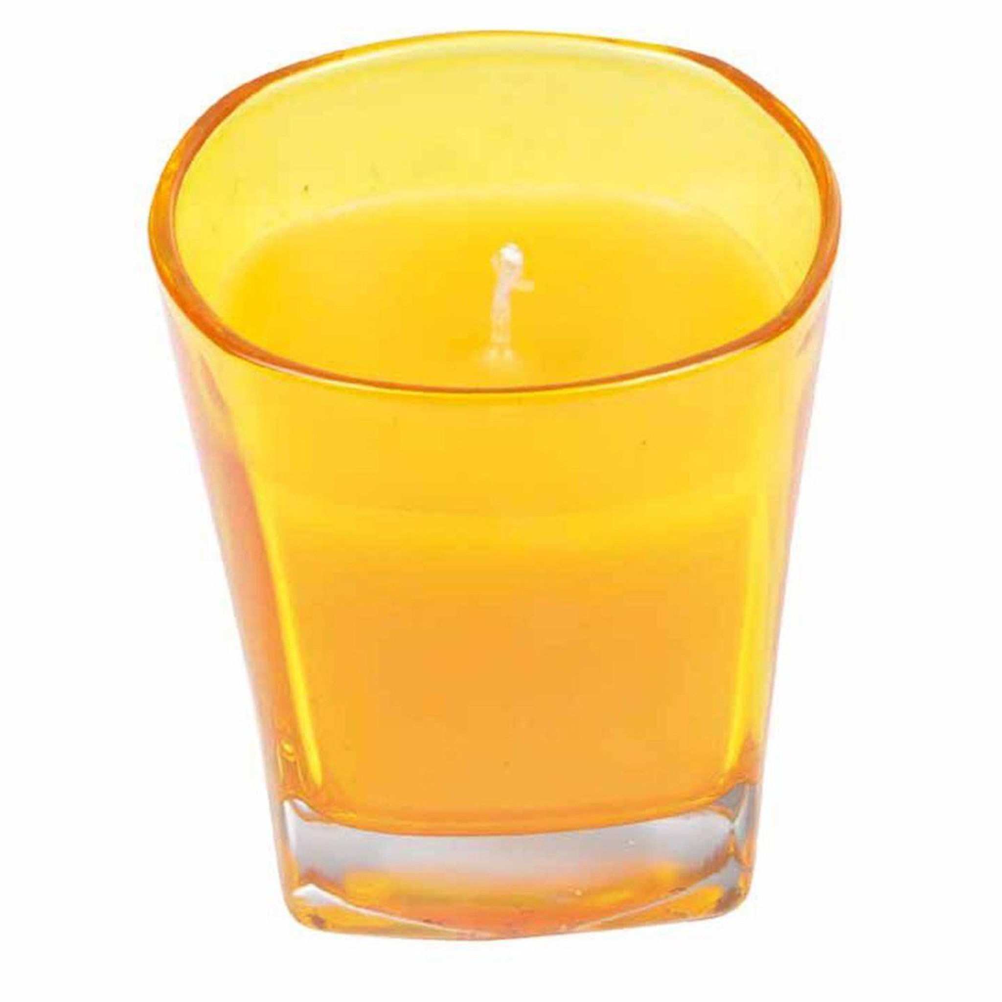 HOMEA Bougie parfumée verre  essentiel  7cm fleur de tiaré