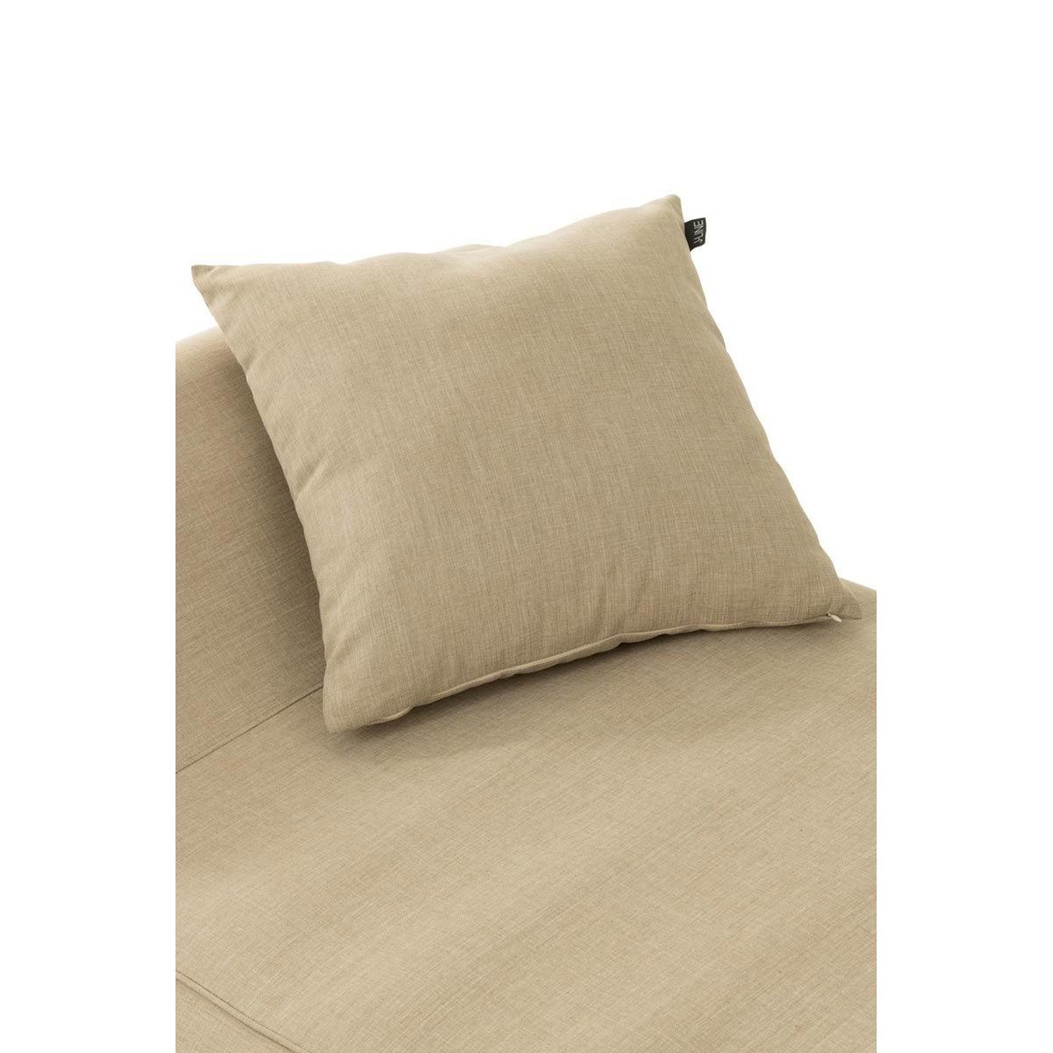 Voir la diapositive 4 : J-LINE Coussin Déco  Poly  50x50cm Beige