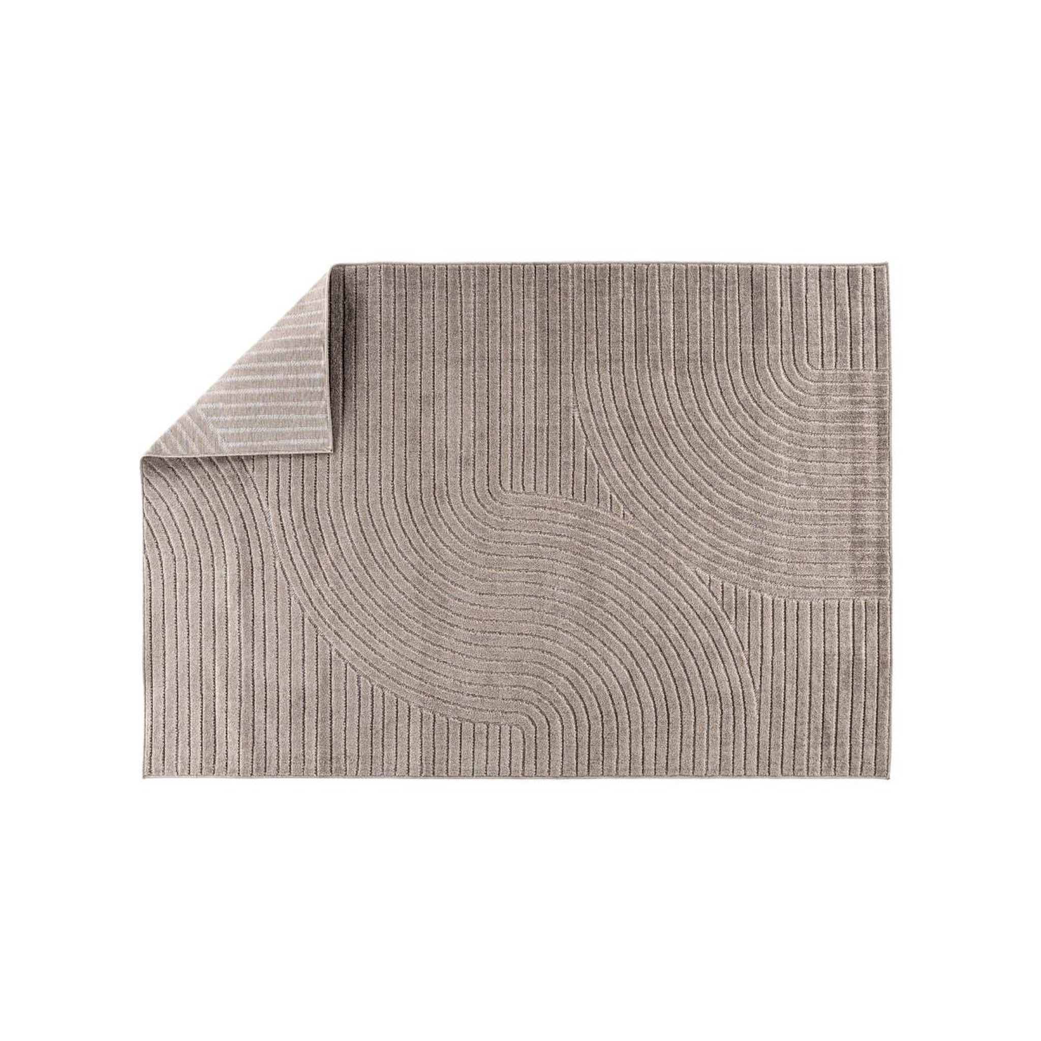Voir la diapositive 2 : Paris Prix Tapis déco  vince solar  160x230cm marron
