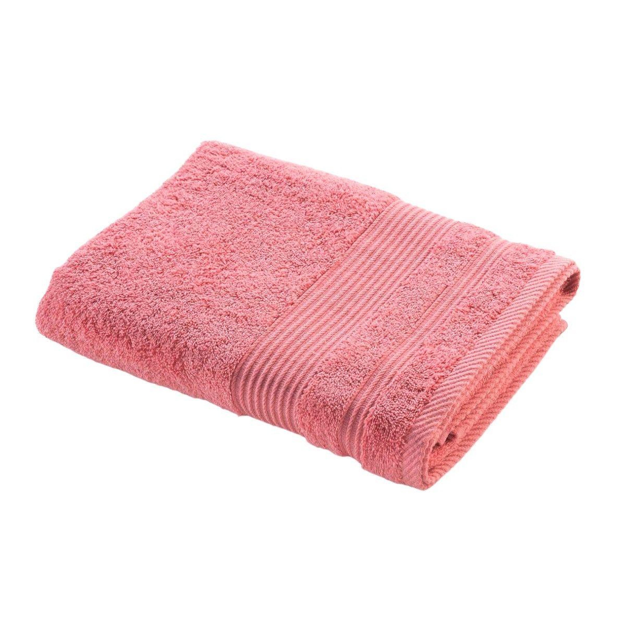 Voir la diapositive 1 : Douceur d'Intérieur Drap de douche  tendresse  70x130cm bois de rose